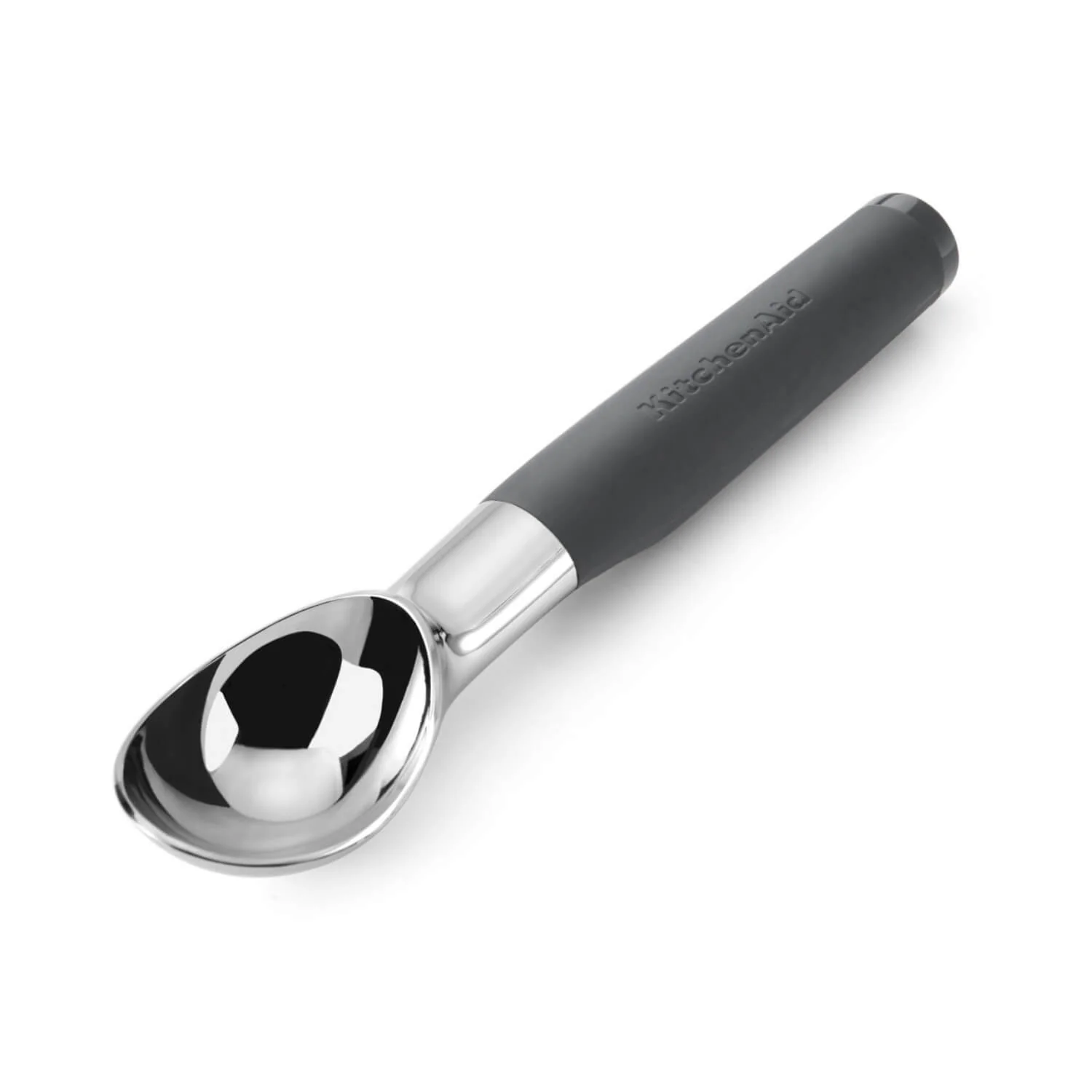 KitchenAid Soft Grip Ice Cream Scoop - Charcoal Grey - Image 2