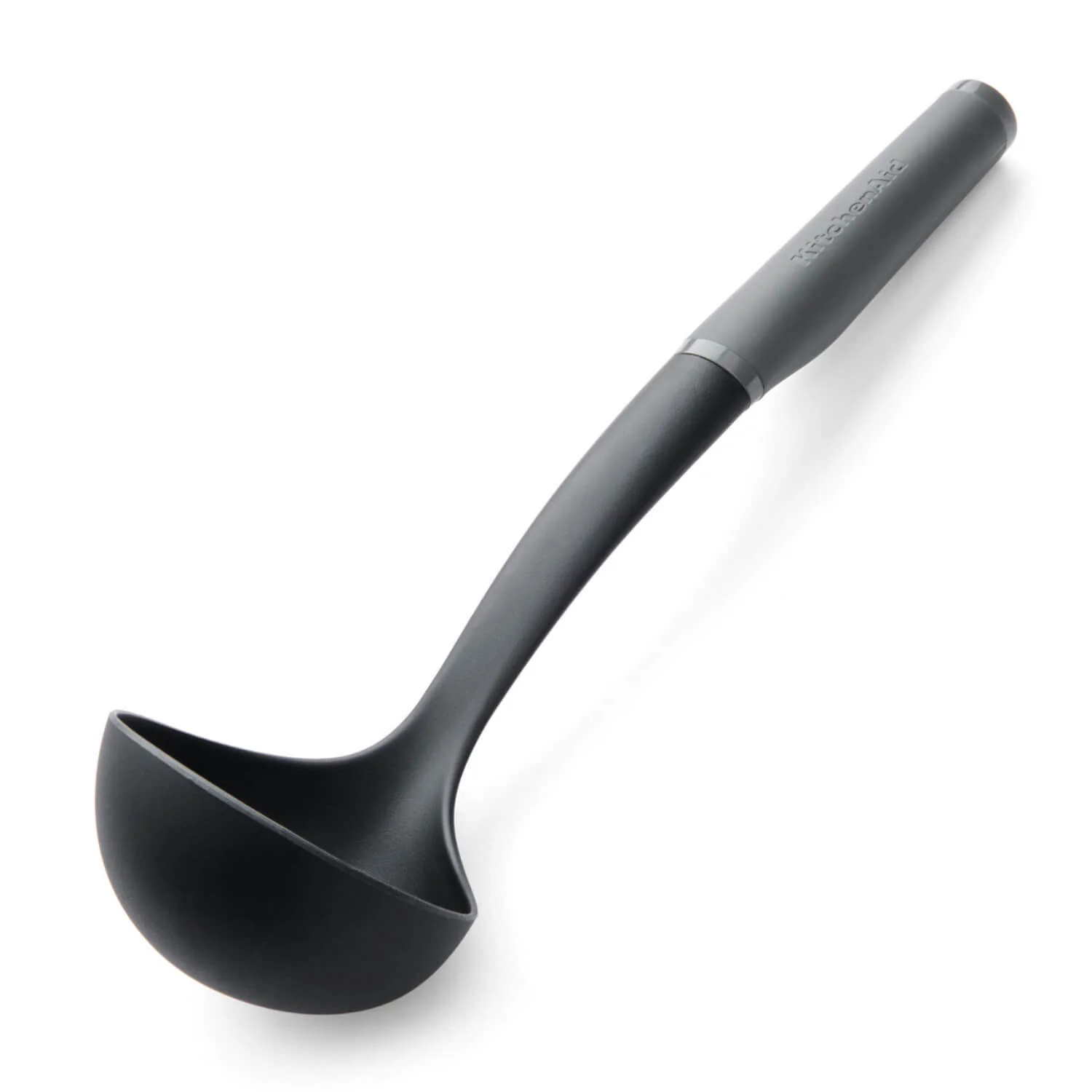 KitchenAid Soft Grip Ladle - Charcoal Grey - Image 2