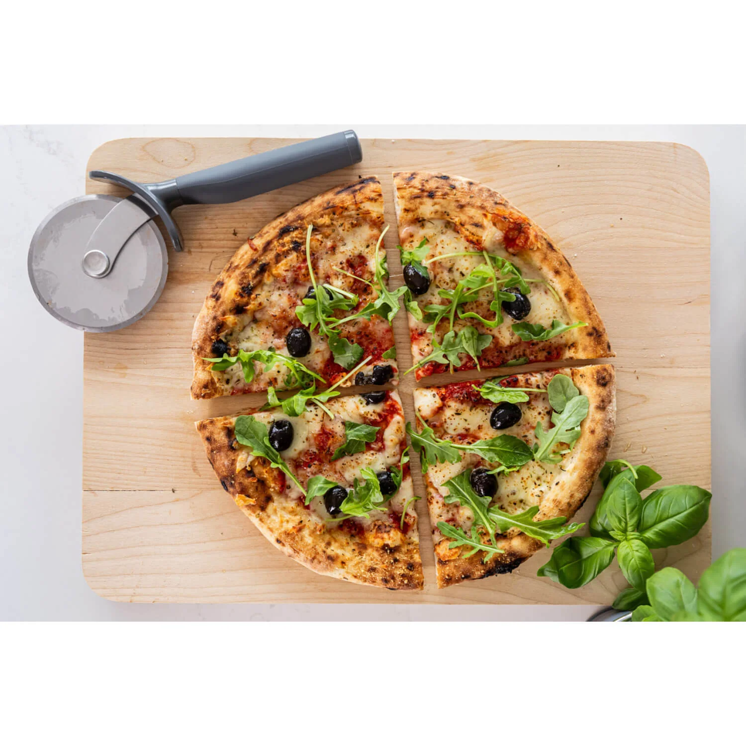 KitchenAid Soft Grip Pizza Cutter - Charcoal Grey - Image 5