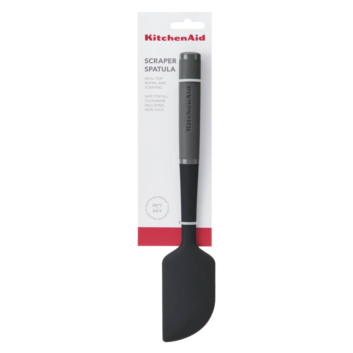 KitchenAid Soft Grip Scraper Spatula - Charcoal Grey - Image 3