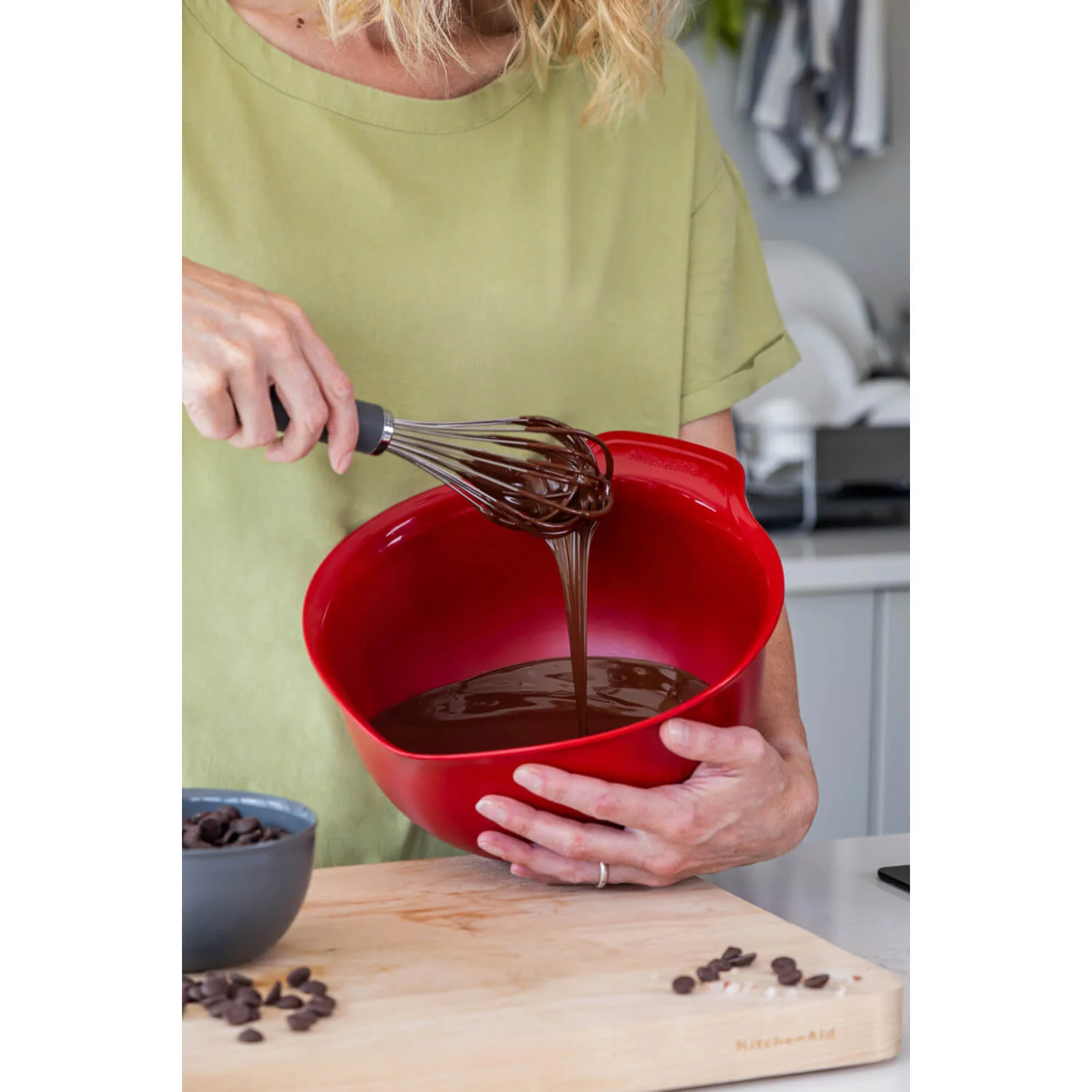KitchenAid Soft Grip Utility Whisk - Charcoal Grey - Image 4
