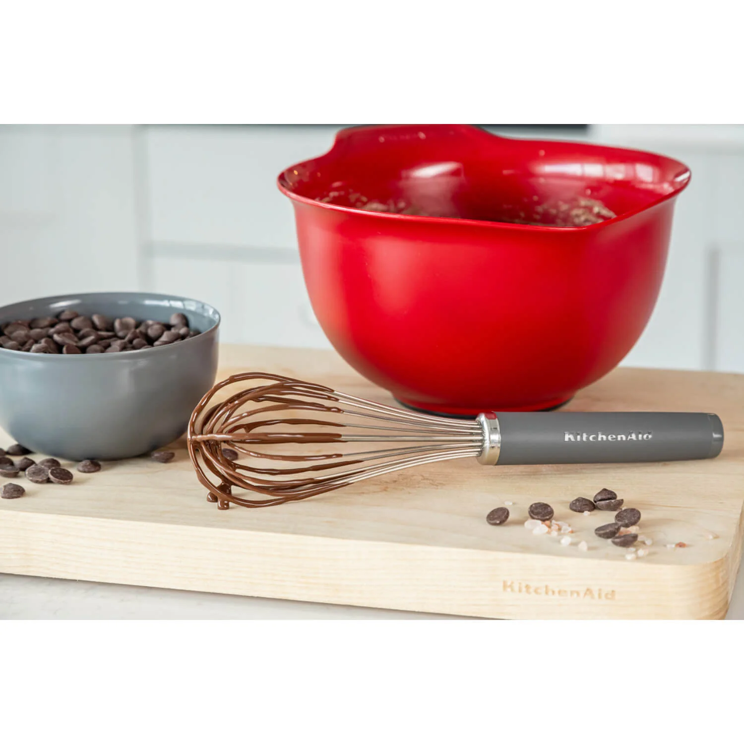 KitchenAid Soft Grip Utility Whisk - Charcoal Grey - Image 5