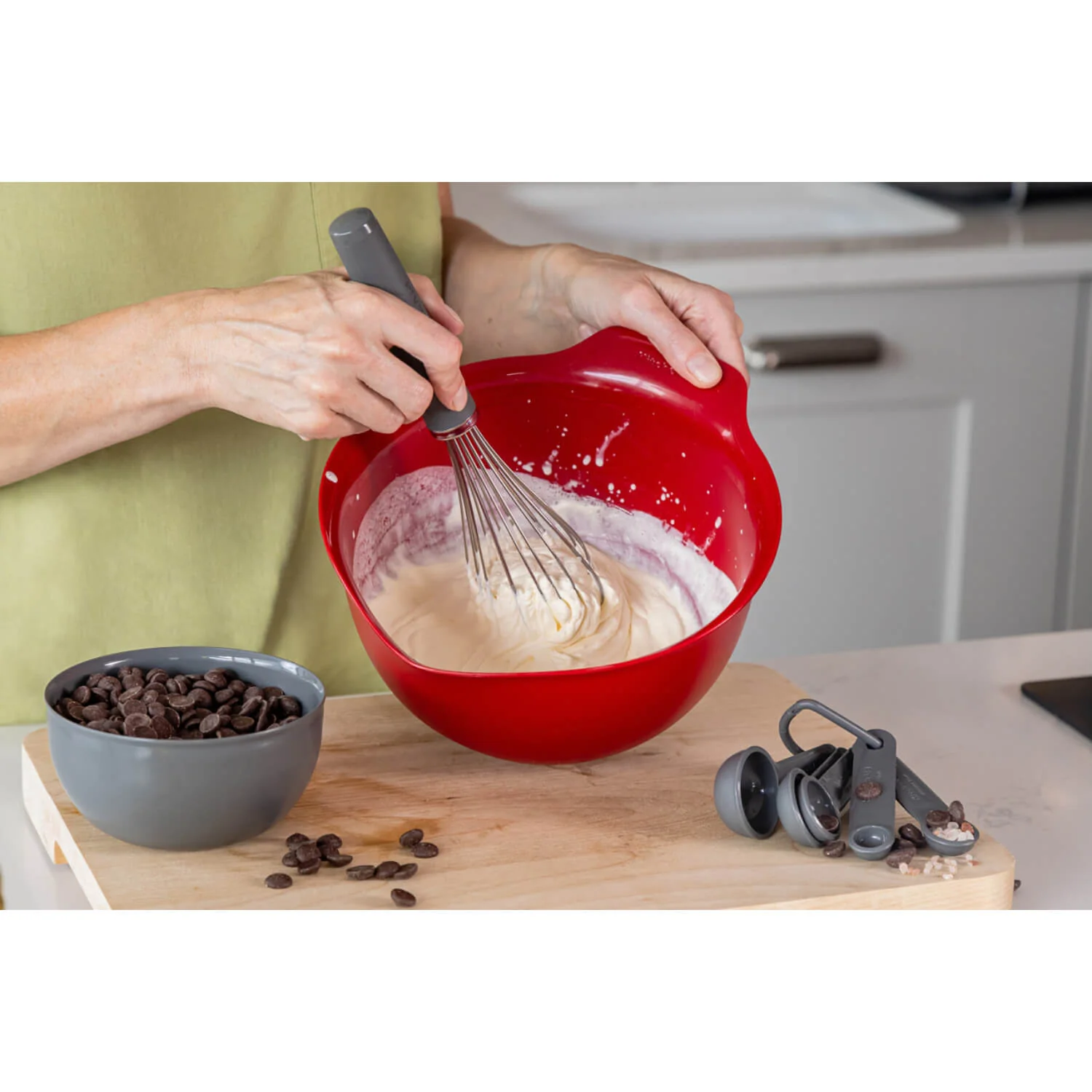 KitchenAid Soft Grip Utility Whisk - Charcoal Grey - Image 6