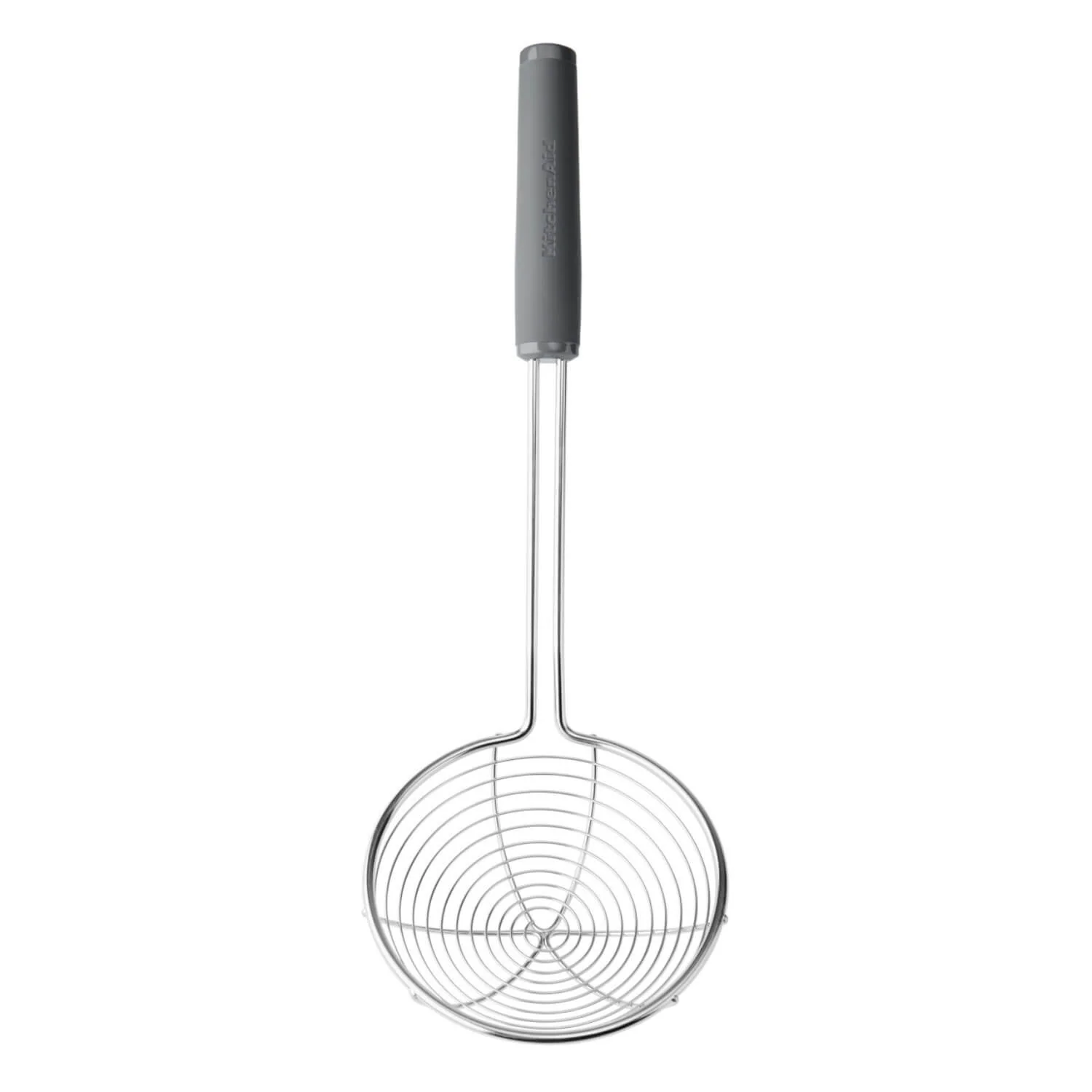 KitchenAid Soft Grip Wire Skimmer Strainer - Charcoal Grey