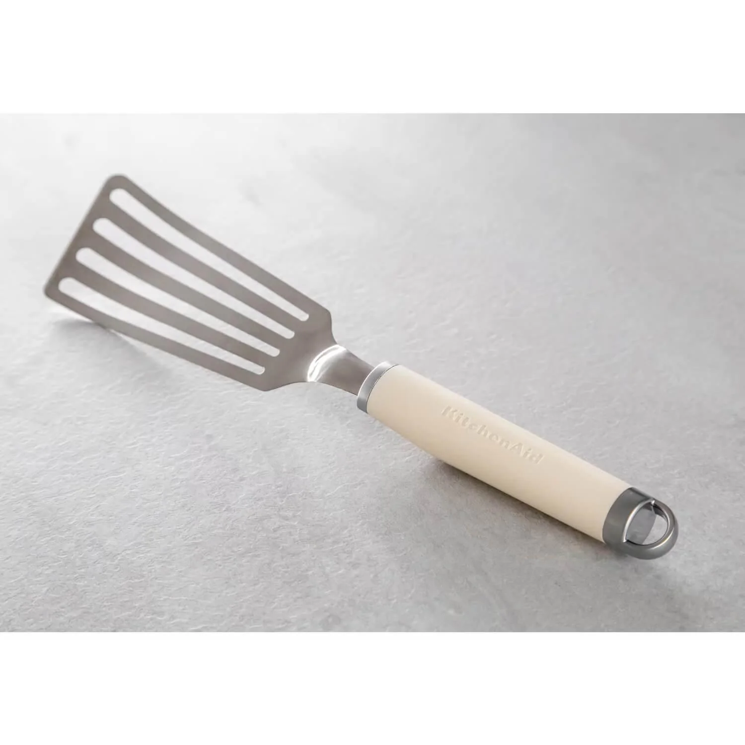 KitchenAid Utensils Stainless Steel Flex Turner - Almond Cream - Image 3