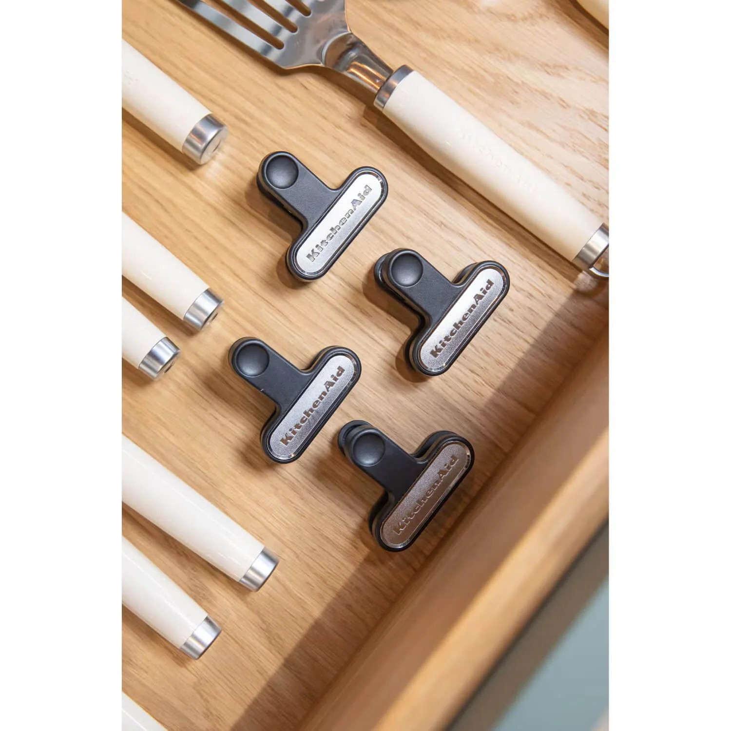 KitchenAid Utensils Stainless Steel Flex Turner - Almond Cream - Image 4