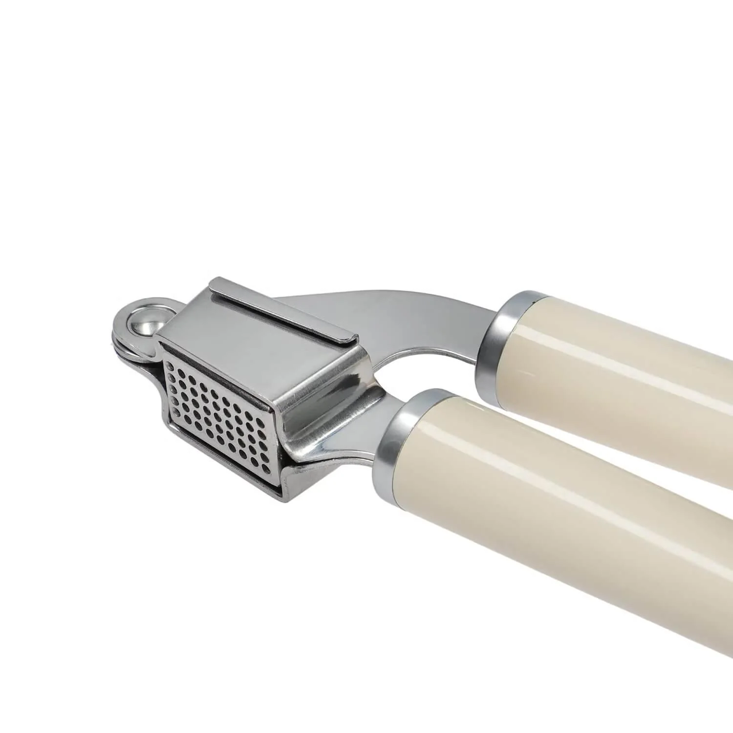 KitchenAid Utensils Stainless Steel Garlic Press - Almond Cream - Image 2
