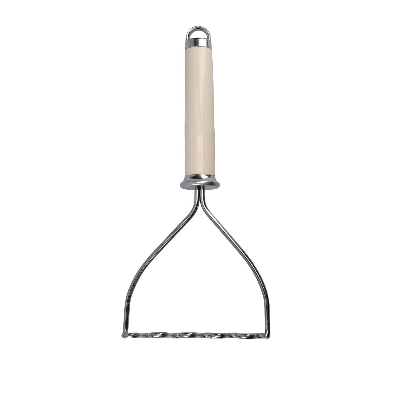 KitchenAid Utensils Stainless Steel Masher - Almond Cream - Image 2