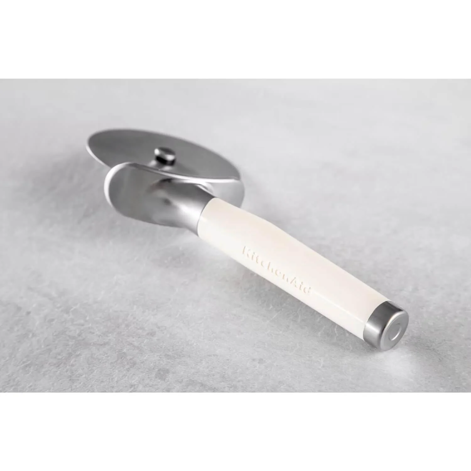 KitchenAid Utensils Stainless Steel Pizza Wheel - Almond Cream - Image 3
