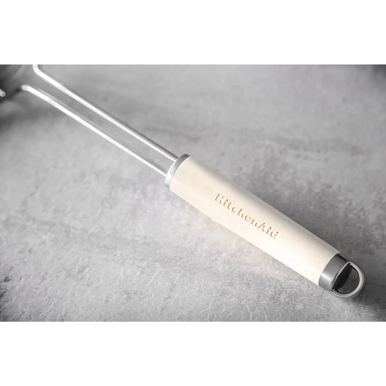 KitchenAid Stainless Steel Wire Skimmer Strainer - Almond Cream - Image 4