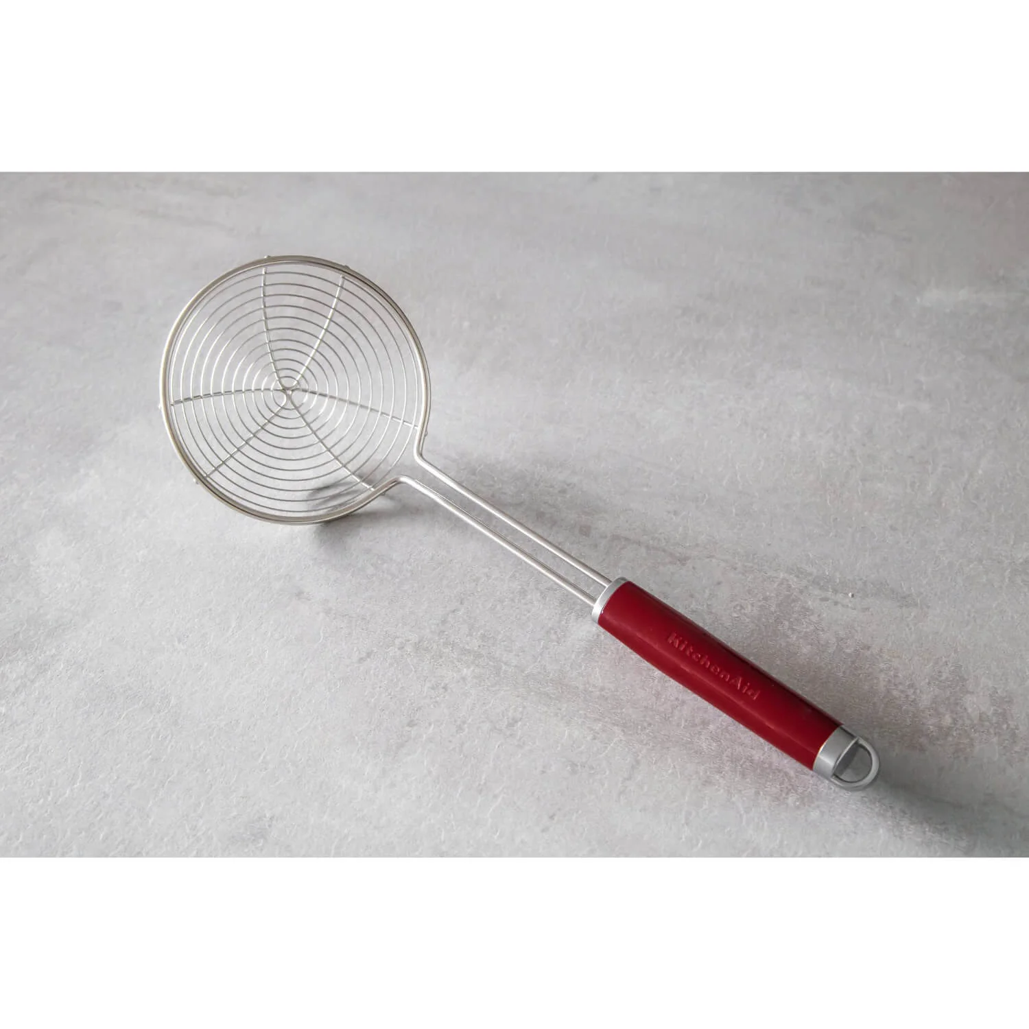 KitchenAid Stainless Steel Wire Skimmer Strainer - Empire Red - Image 3