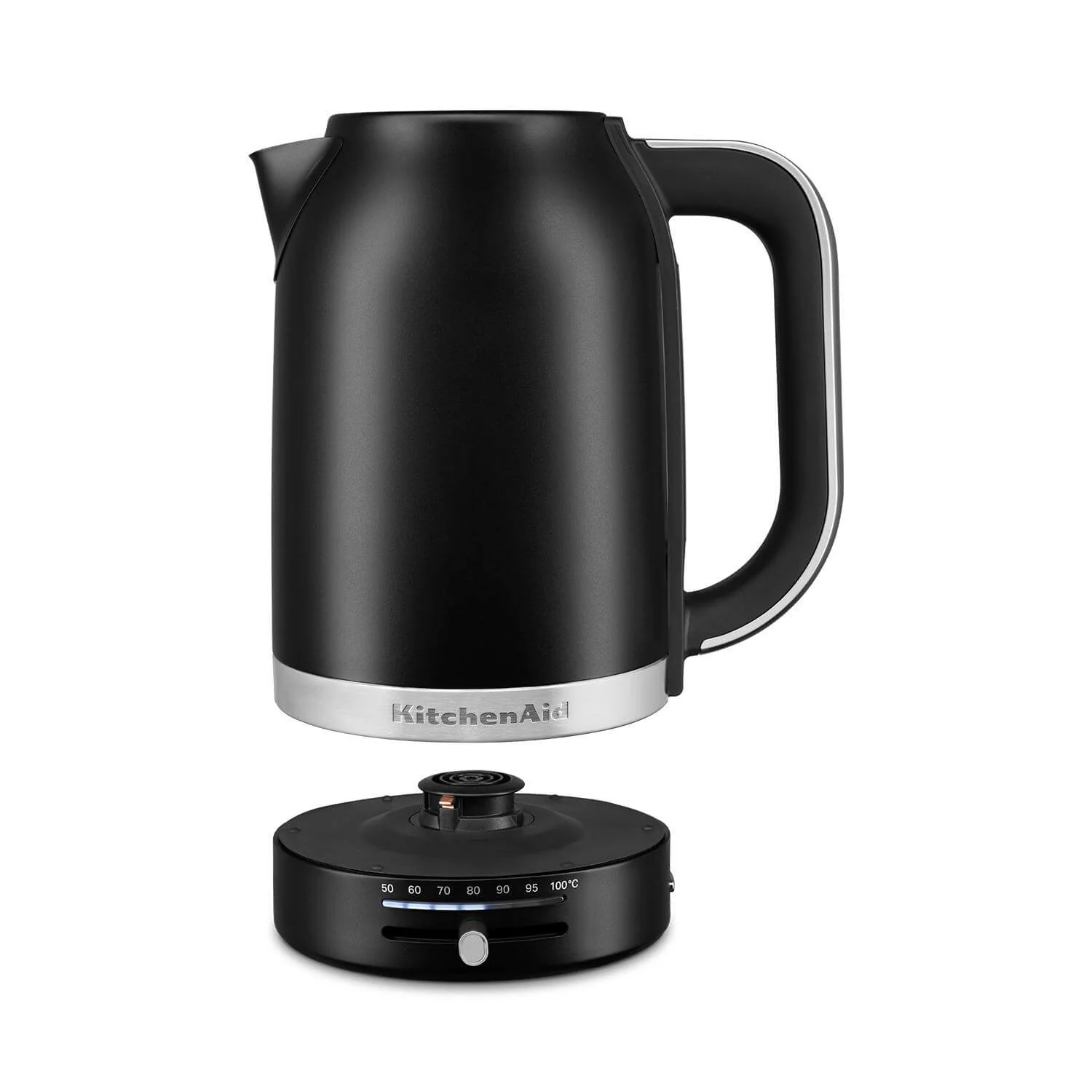 KitchenAid Variable Temperature 5KEK1701BBM 1.7 Litre Kettle - Matt Black - Image 3