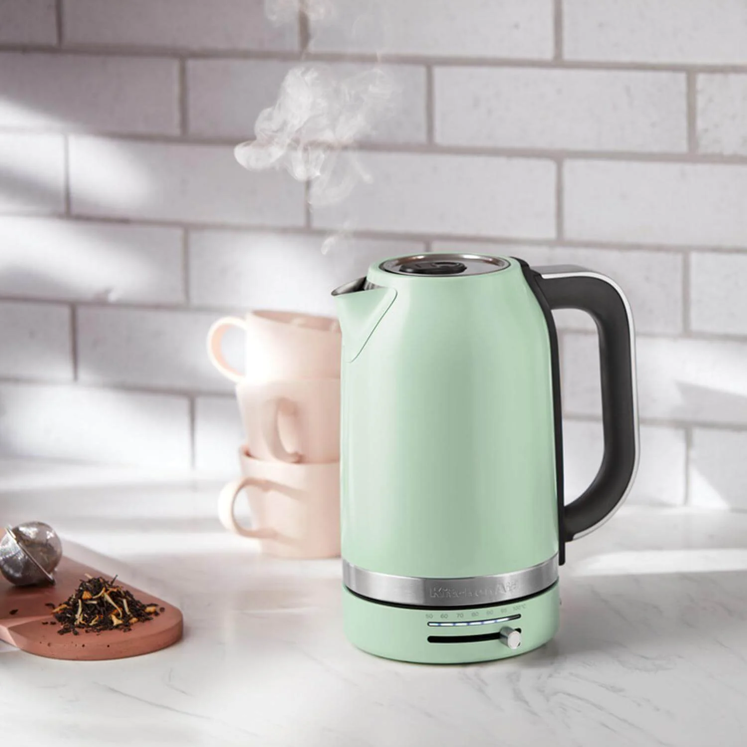 KitchenAid Variable Temperature 5KEK1701BPT 1.7 Litre Kettle - Pistachio - Image 4