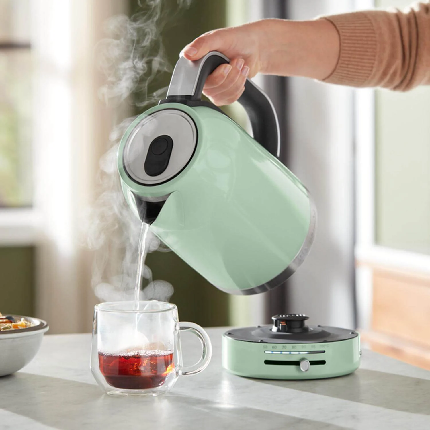 KitchenAid Variable Temperature 5KEK1701BPT 1.7 Litre Kettle - Pistachio - Image 5