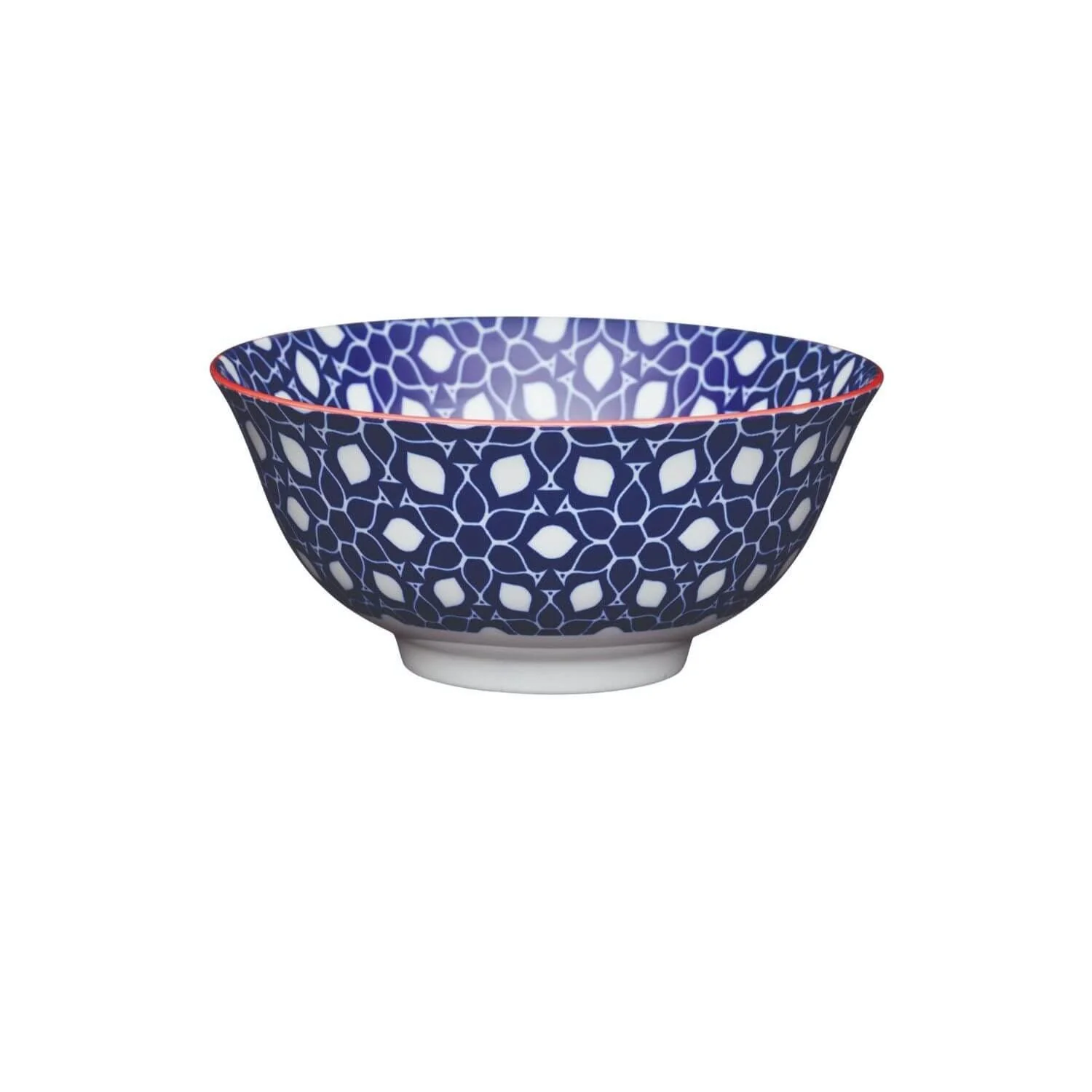 KitchenCraft Stoneware Bowl - Blue Floral