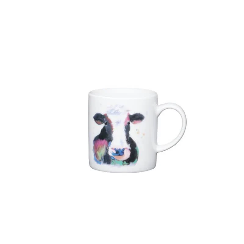 KitchenCraft Espresso Mug - Watercolour Cow