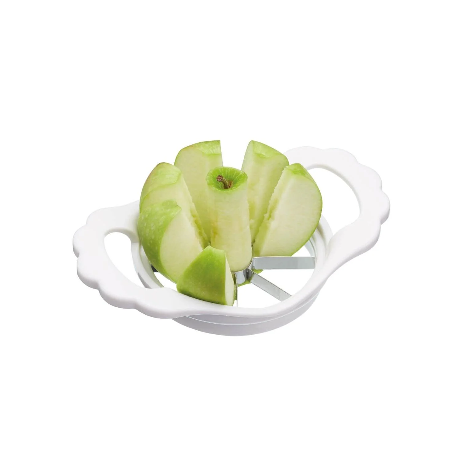 KitchenCraft Apple Corer & Wedger - White - Image 2