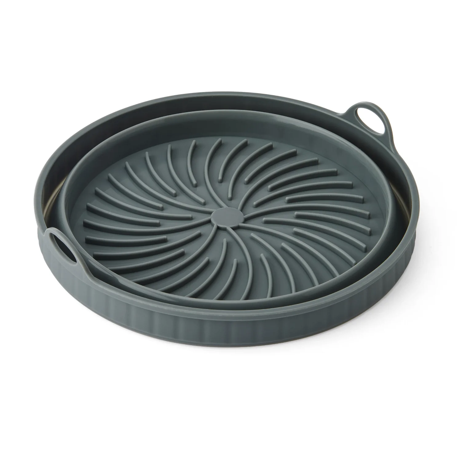 KitchenCraft Collapsible Silicone Air Fryer Liner - Round - Image 3