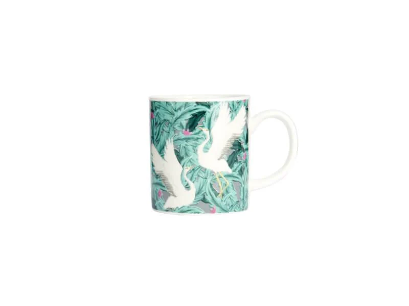 KitchenCraft Espresso Mug - Exotic Cranes