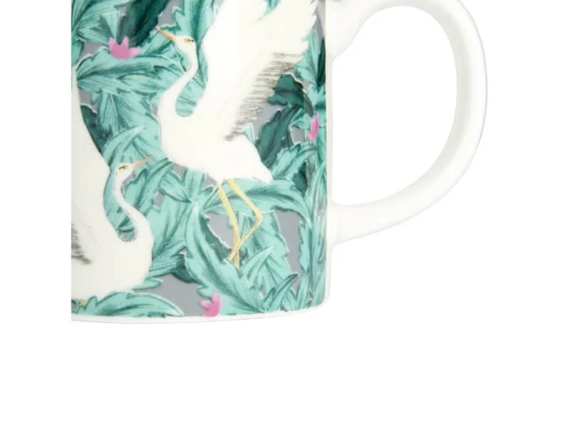 KitchenCraft Espresso Mug - Exotic Cranes - Image 2