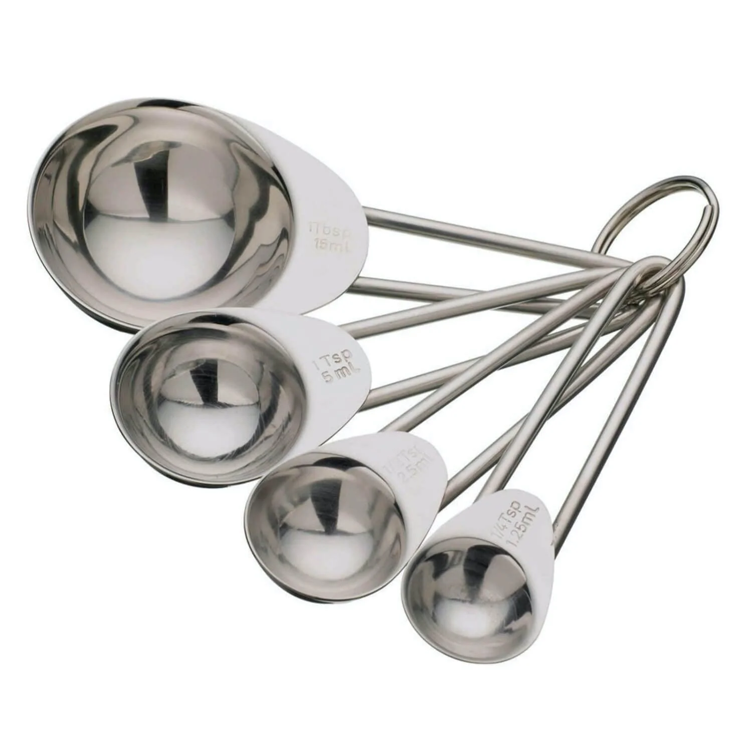 KitchenCraft Stainless Steel Measuring Spoon Set - 4 Piece