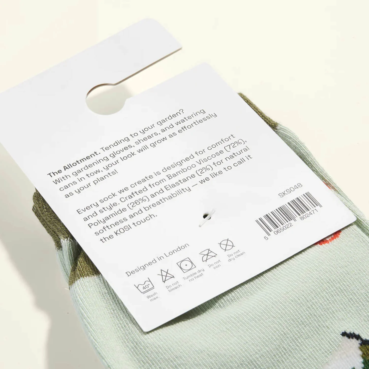 Kosi Bamboo Socks One Size 3-8 - The Allotment - Image 3