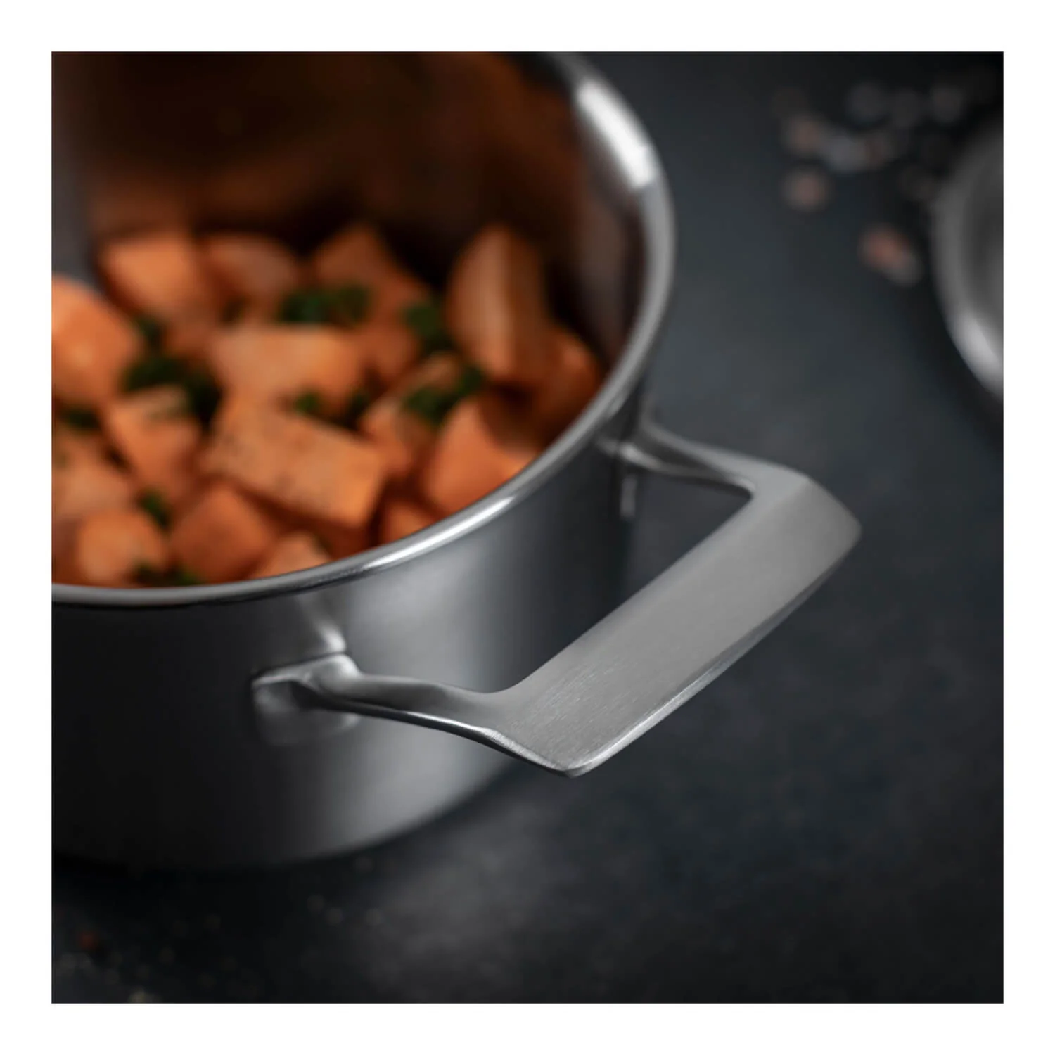 Kuhn Rikon Culinary Fiveply 24cm Stainless Steel Casserole - Image 5