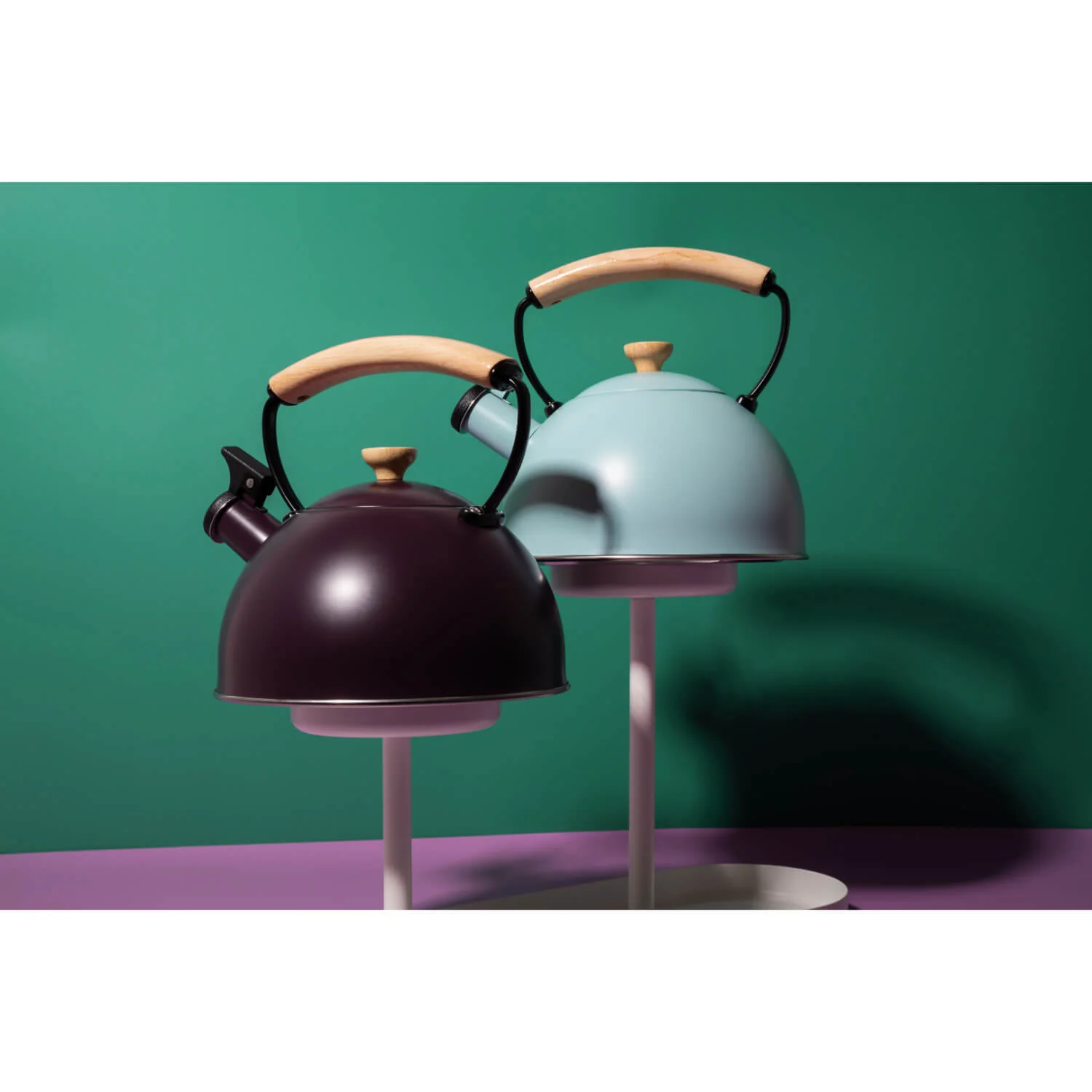 La Cafetière 1.6 Litre Stovetop Whistling Kettle - Sky Blue - Image 9