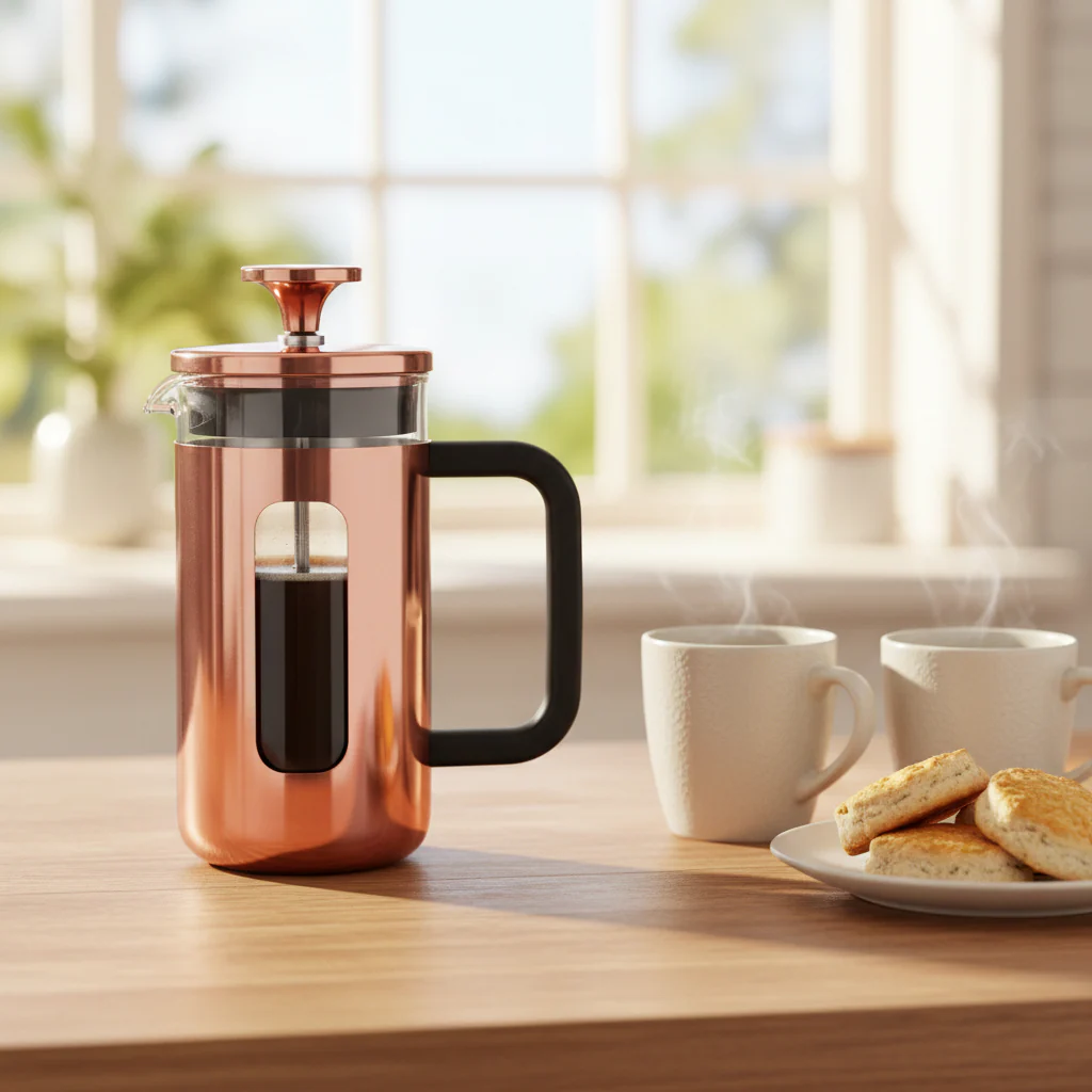 La Cafetiere Pisa 3-Cup Cafetiere - Copper - Image 4