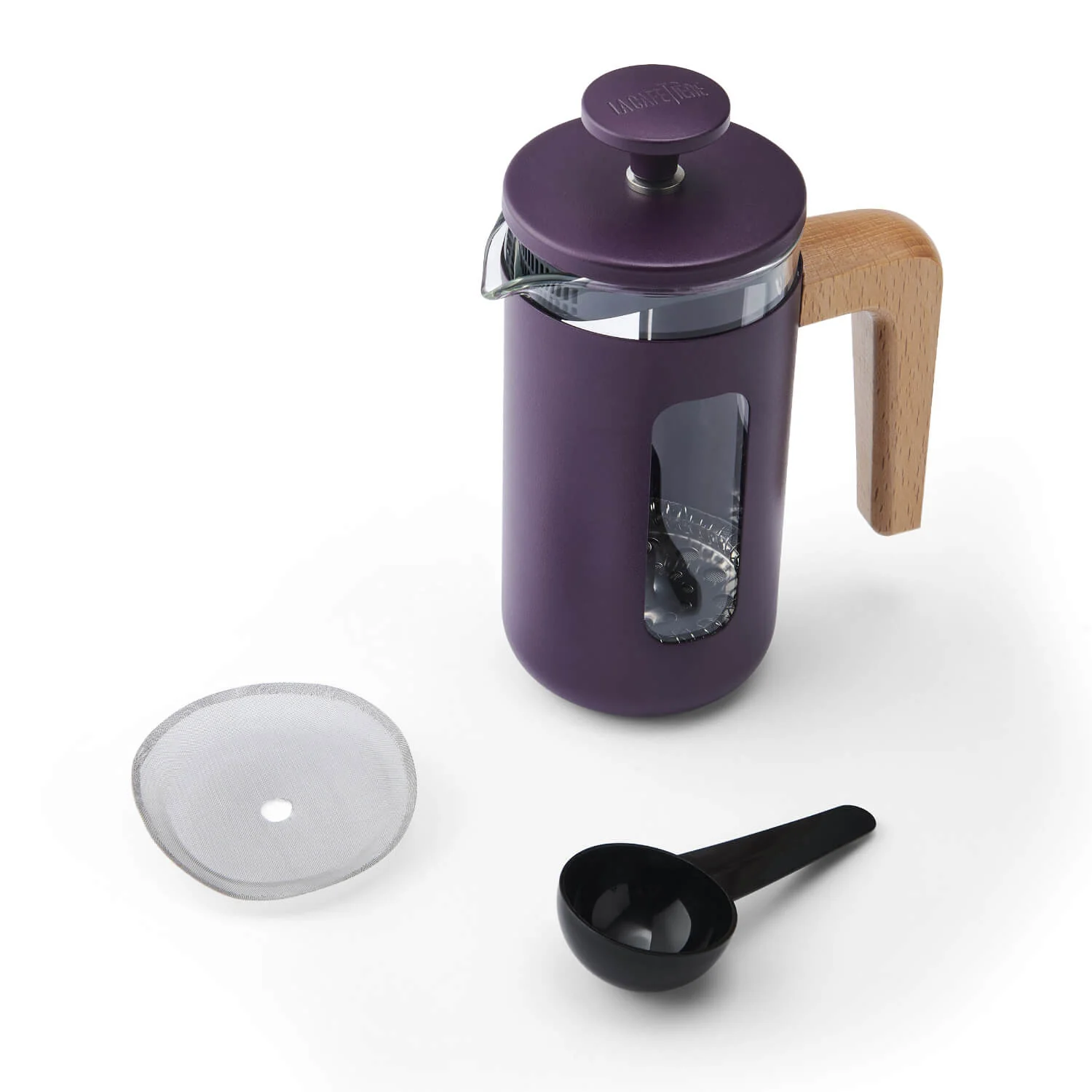 La Cafetière Pisa 3-Cup Cafetière - Purple - Image 4