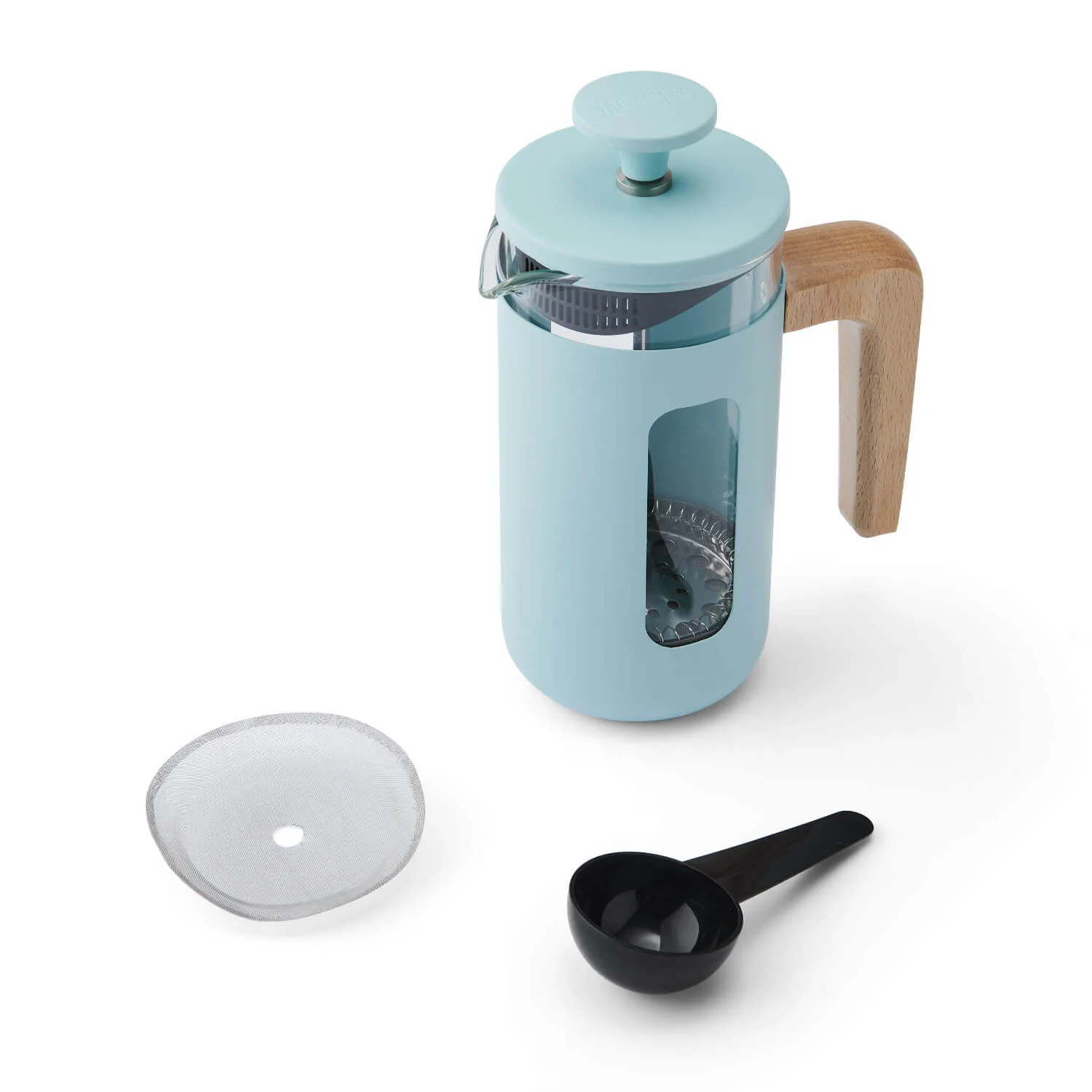 La Cafetière Pisa 3-Cup Cafetière - Sky Blue - Image 4