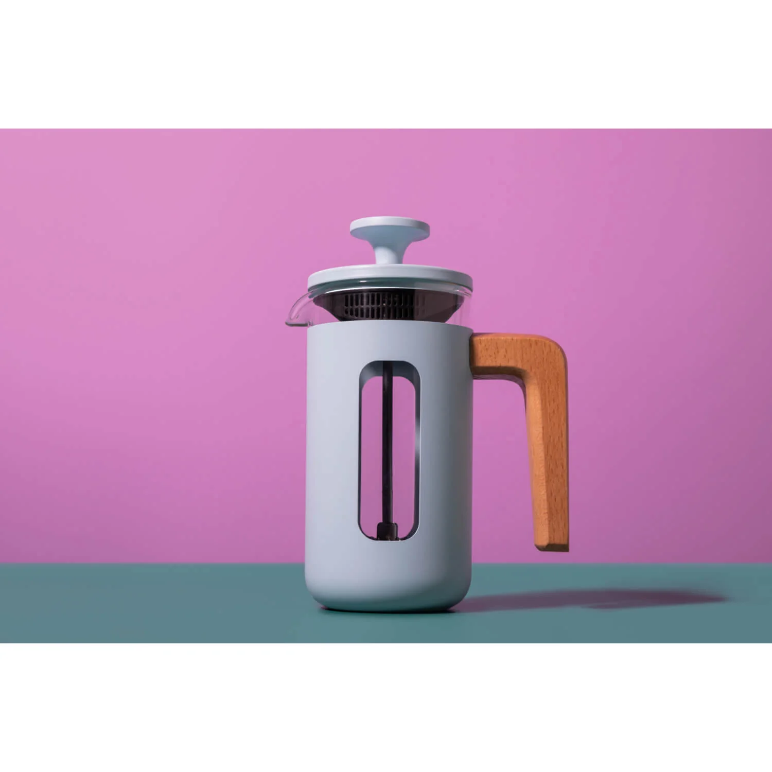 La Cafetière Pisa 3-Cup Cafetière - Sky Blue - Image 6