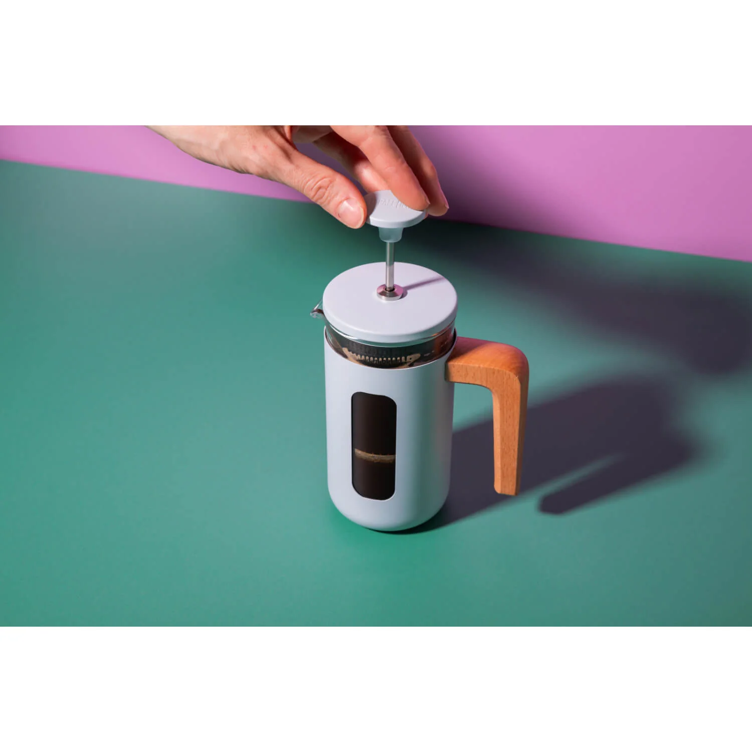 La Cafetière Pisa 3-Cup Cafetière - Sky Blue - Image 8
