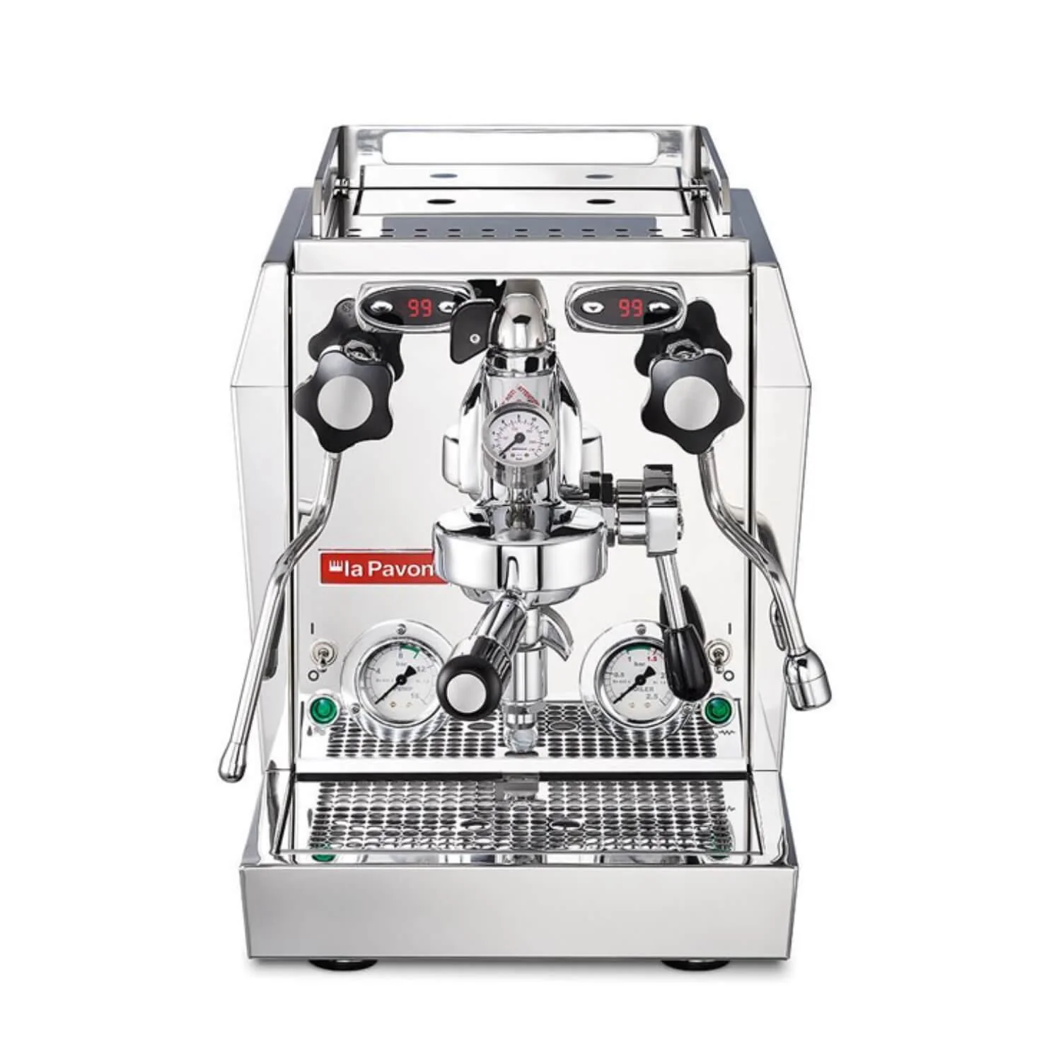 La Pavoni Giotto Guru Botticelli Speciality Coffee Machine - Silver - Image 2
