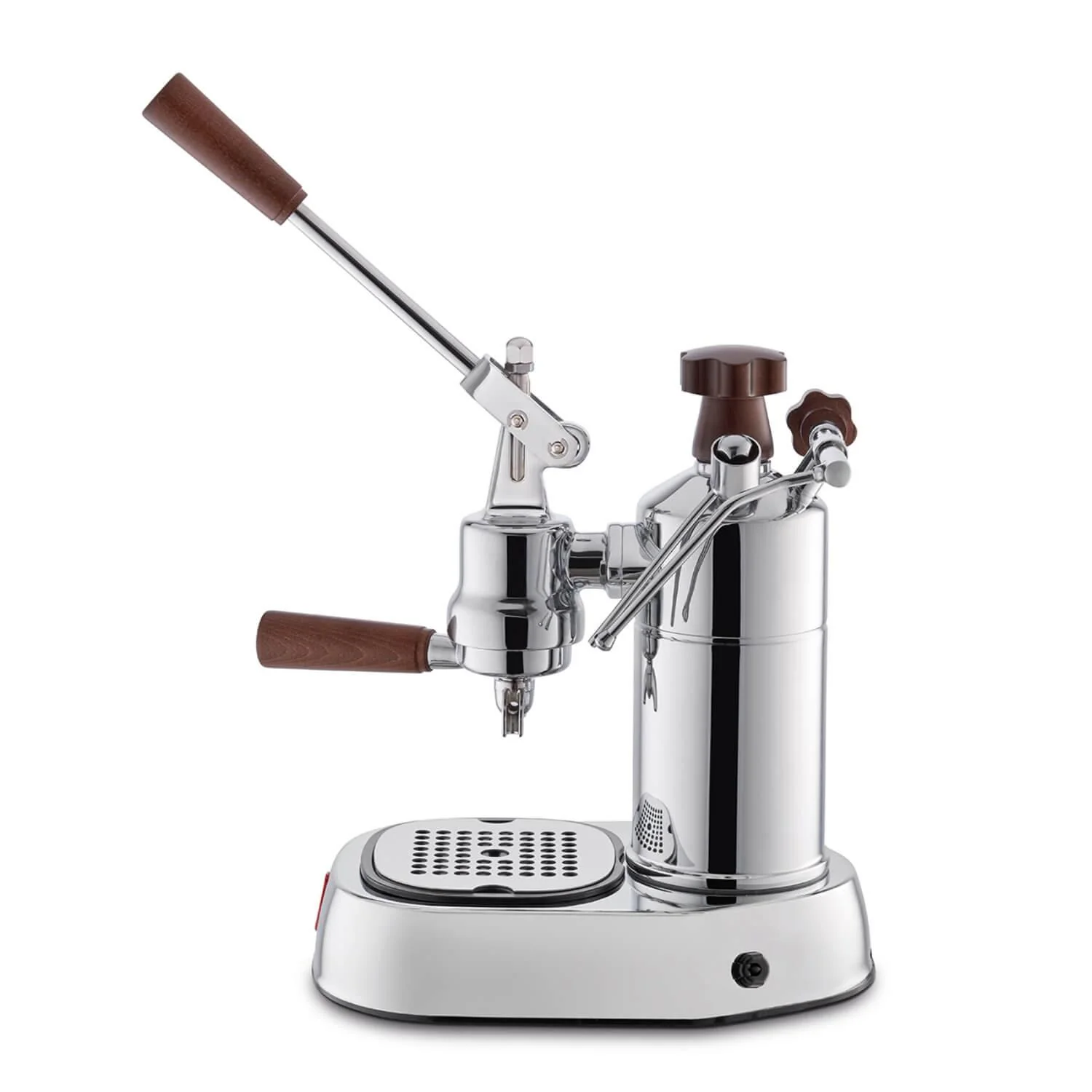 La Pavoni Professional Lusso Manual Espresso Coffee Machine - Brown Handle - Image 3