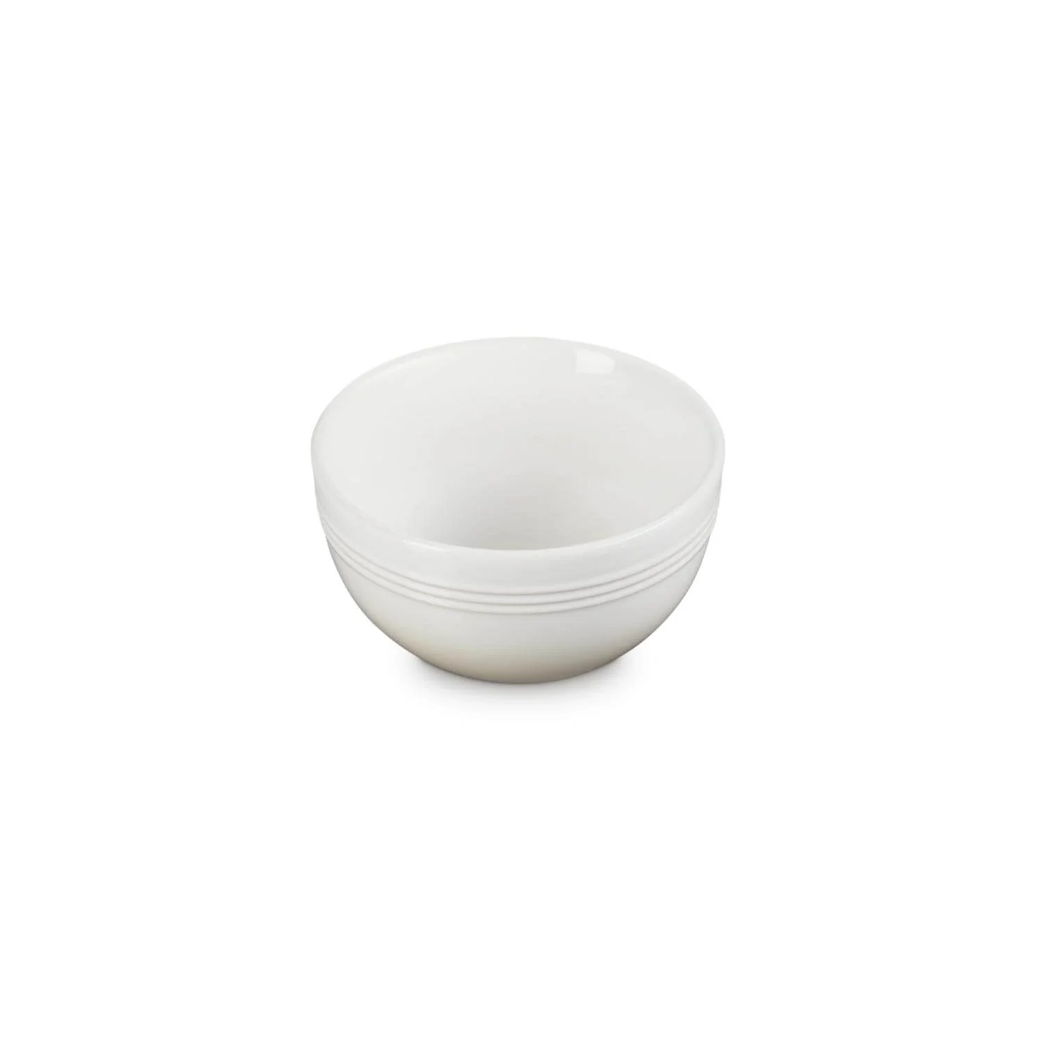 Le Creuset 12cm Stoneware Round Coupe Snack Bowl - Meringue - Image 4