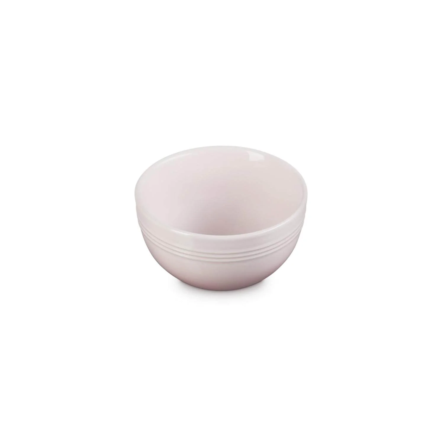 Le Creuset 12cm Stoneware Round Coupe Snack Bowl - Shell Pink - Image 4
