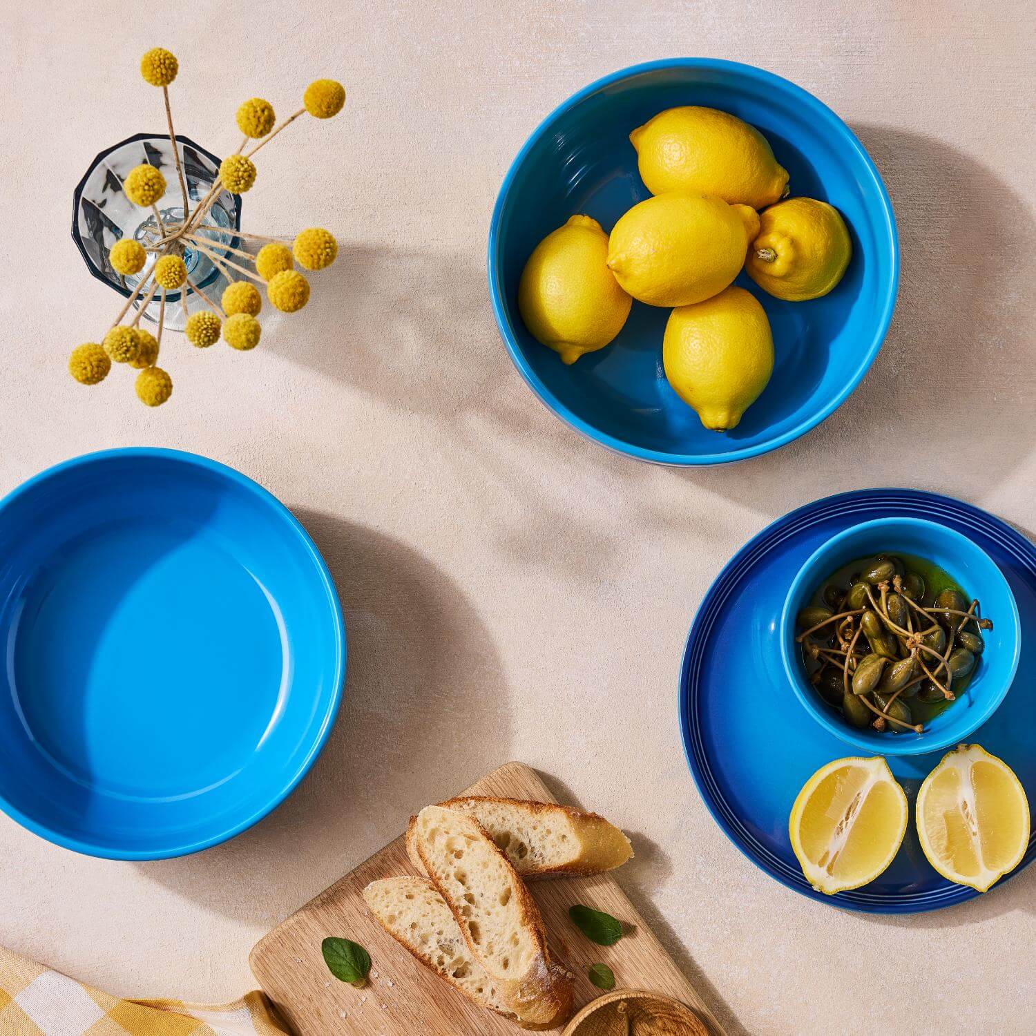 Le Creuset 12cm Stoneware Round Coupe Snack Bowl - Azure - Image 5