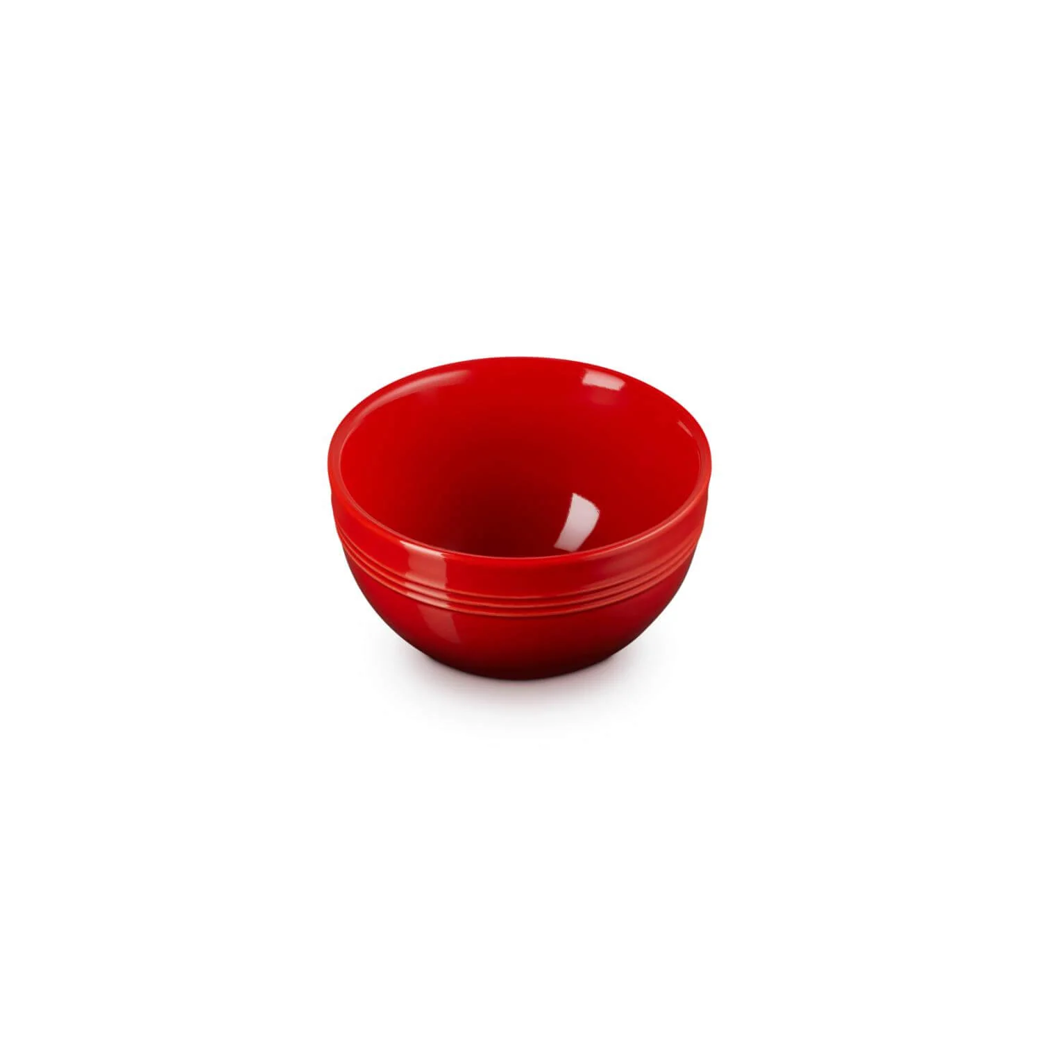 Le Creuset 12cm Stoneware Round Coupe Snack Bowl - Cerise - Image 4