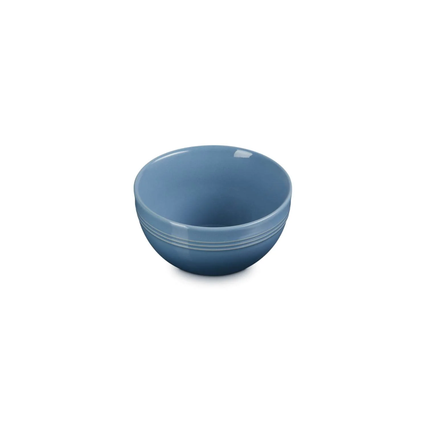 Le Creuset 12cm Stoneware Round Coupe Snack Bowl - Chambray - Image 4