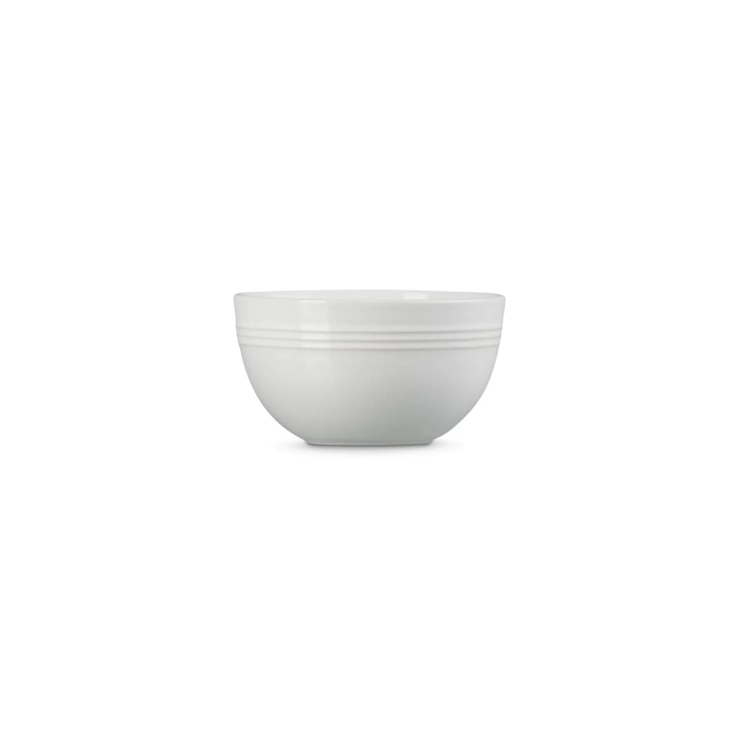 Le Creuset 12cm Stoneware Round Coupe Snack Bowl - White - Image 2