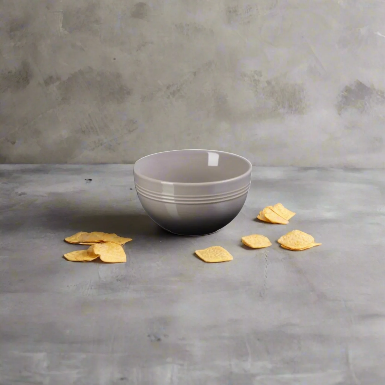 Le Creuset 12cm Stoneware Round Coupe Snack Bowl - Flint - Image 5