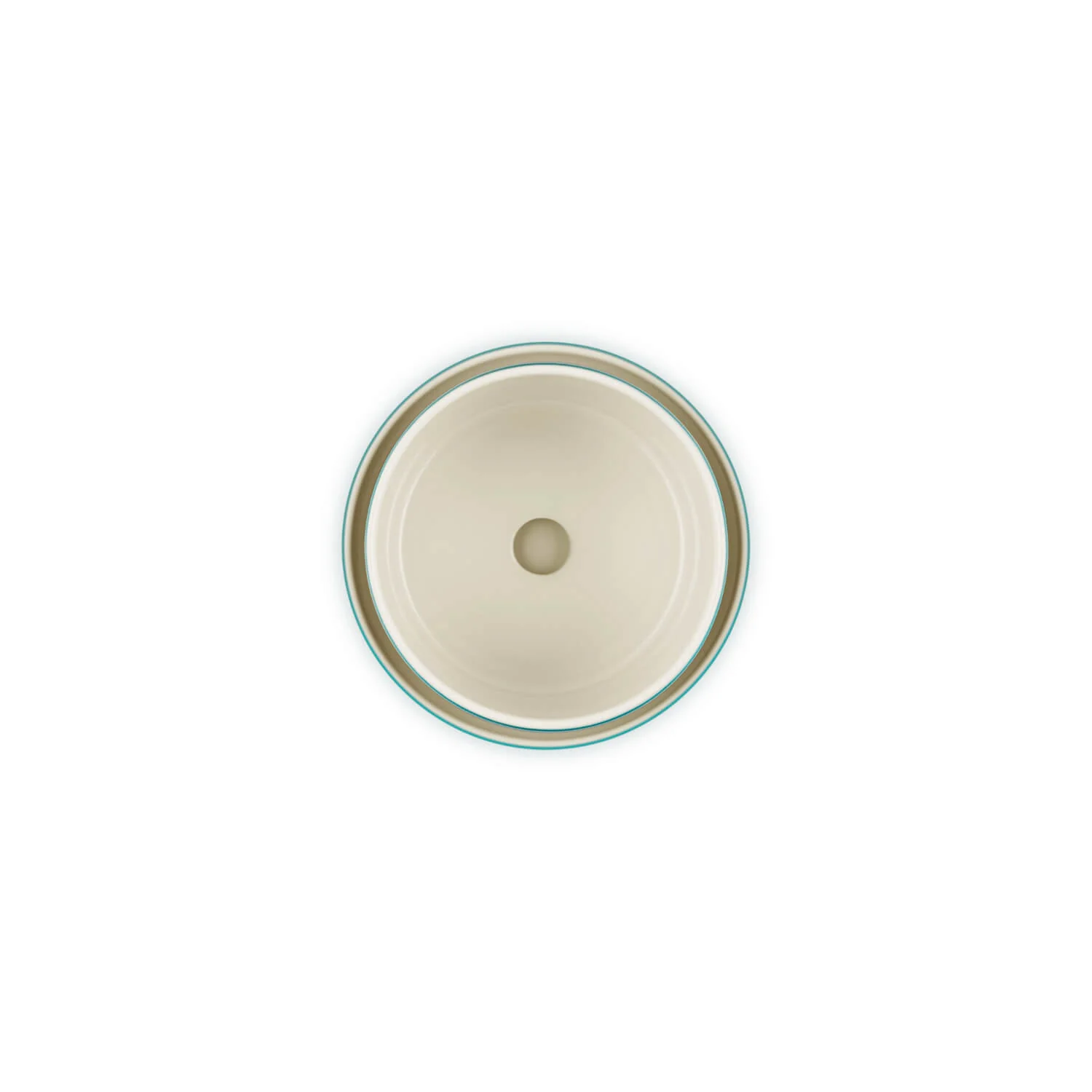 Le Creuset 14cm Stoneware Herb Planter with Tray - Bleu Riviera - Image 3