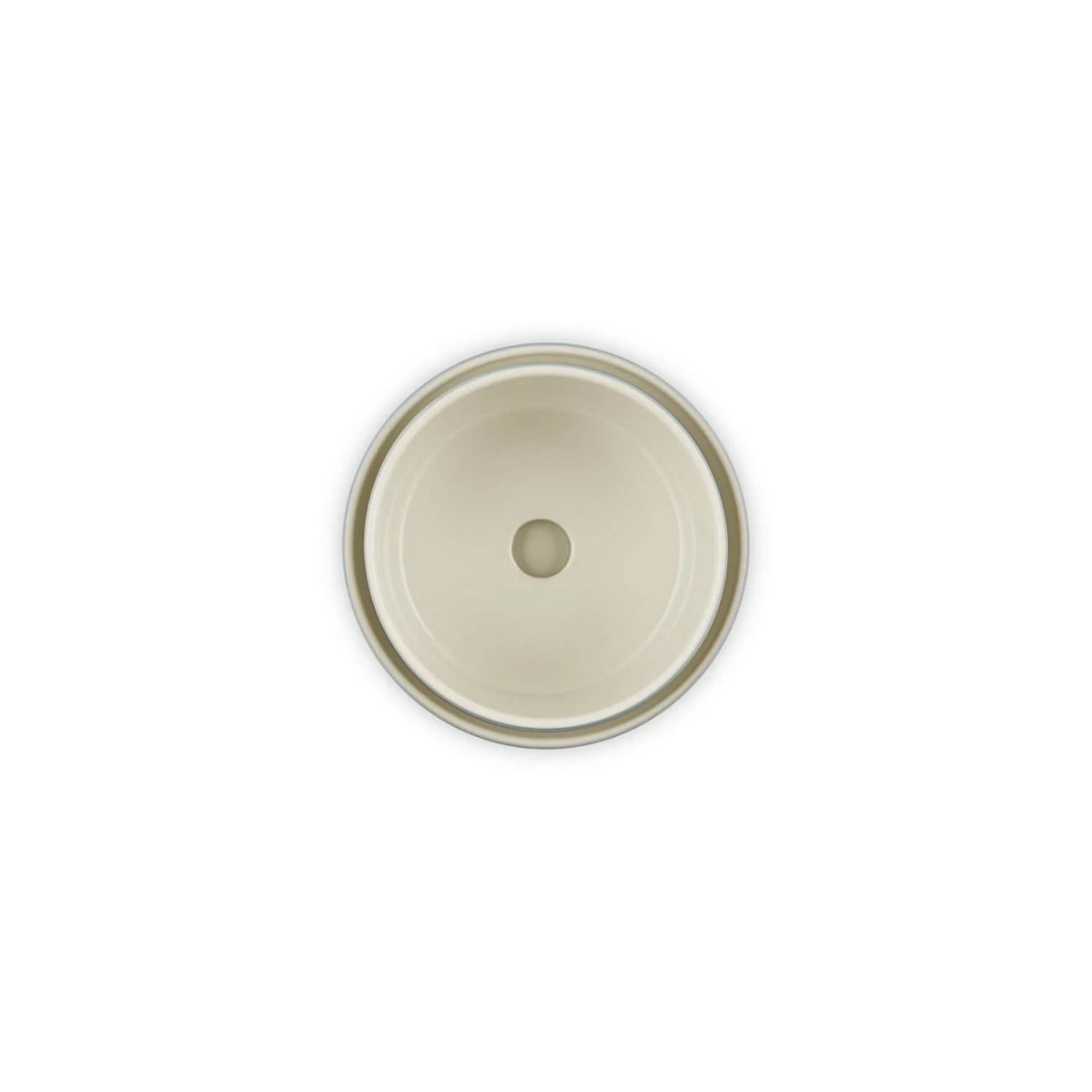 Le Creuset 14cm Stoneware Herb Planter with Tray - Sea Salt - Image 4