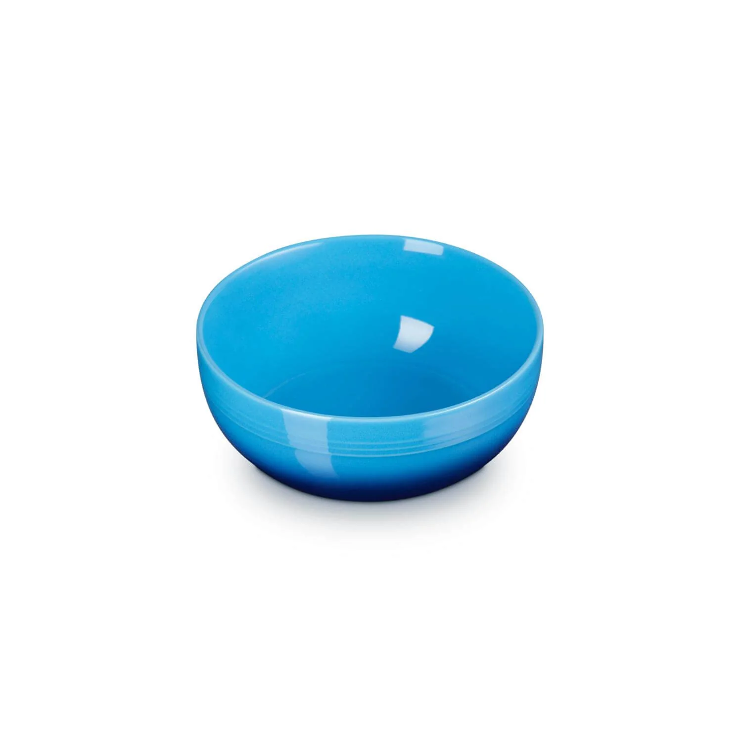 Le Creuset 16cm Stoneware Coupe Cereal Bowl - Azure - Image 4