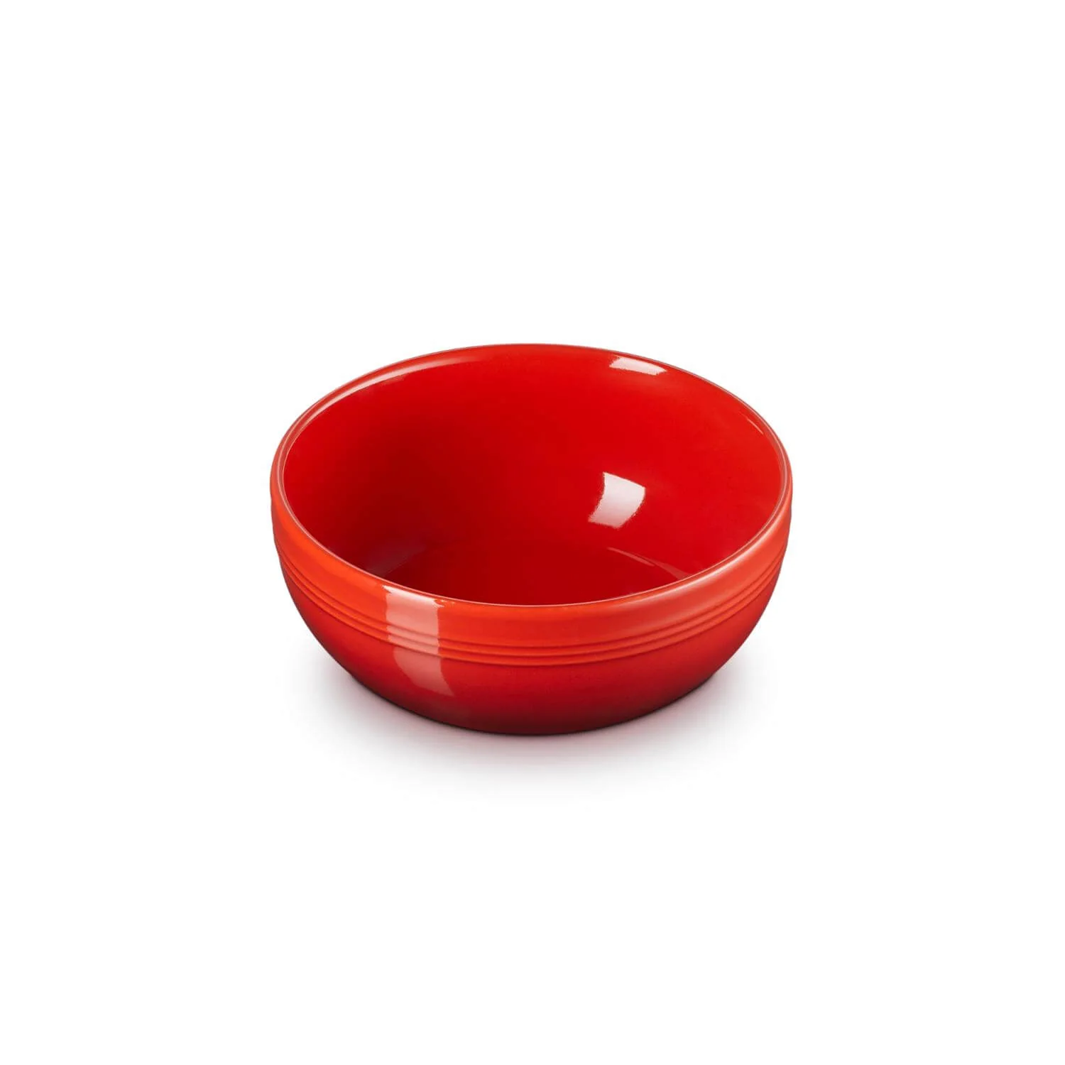 Le Creuset 16cm Stoneware Coupe Cereal Bowl - Cerise - Image 4