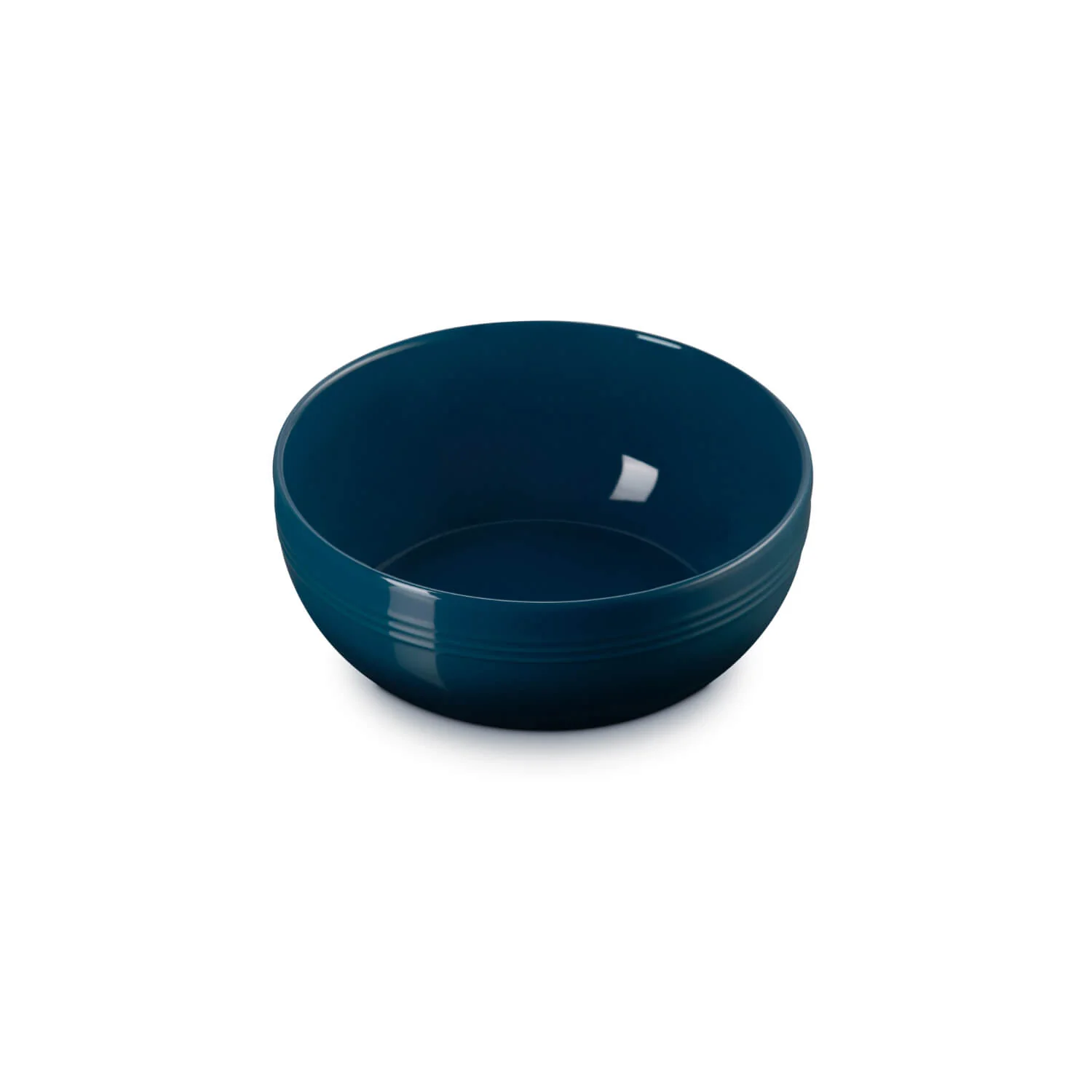 Le Creuset 16cm Stoneware Round Coupe Cereal Bowl - Nuit - Image 4