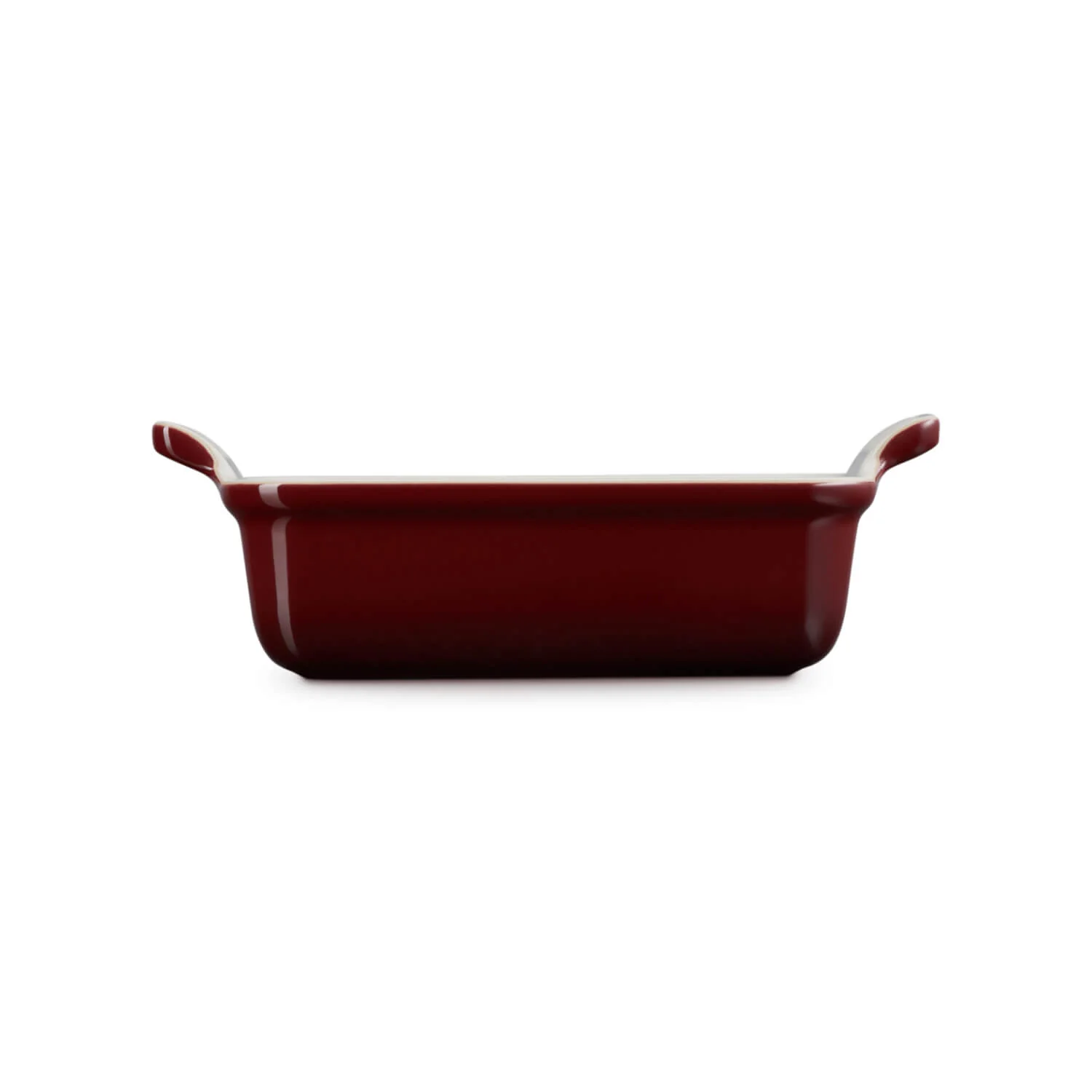 Le Creuset Stoneware Heritage 19cm Rectangular Deep Dish - Garnet - Image 2