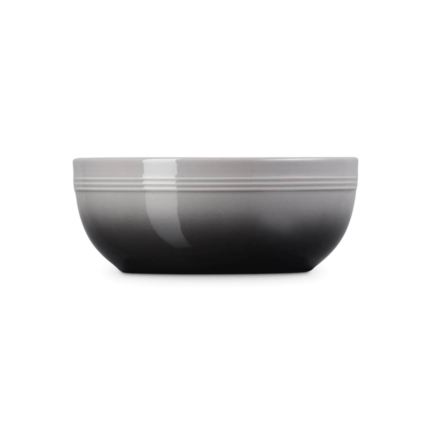 Le Creuset 20cm Coupe Stoneware Serve Bowl - Flint - Image 2