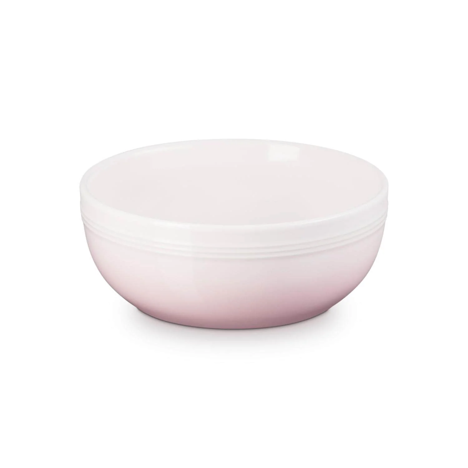 Le Creuset 20cm Coupe Stoneware Serve Bowl - Shell Pink